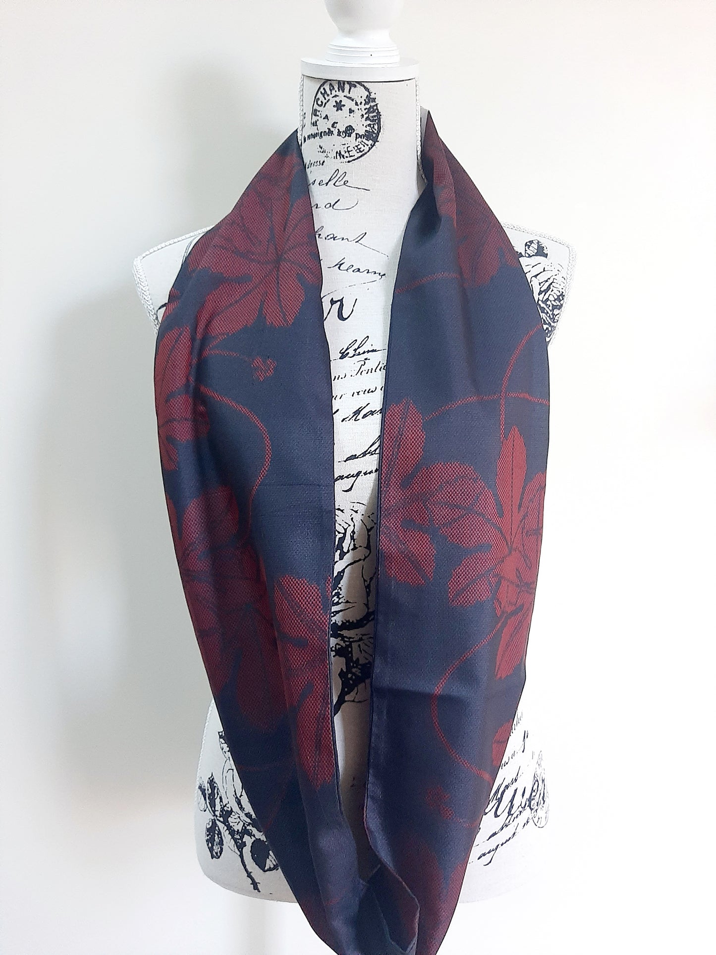Vintage kimono silk snood