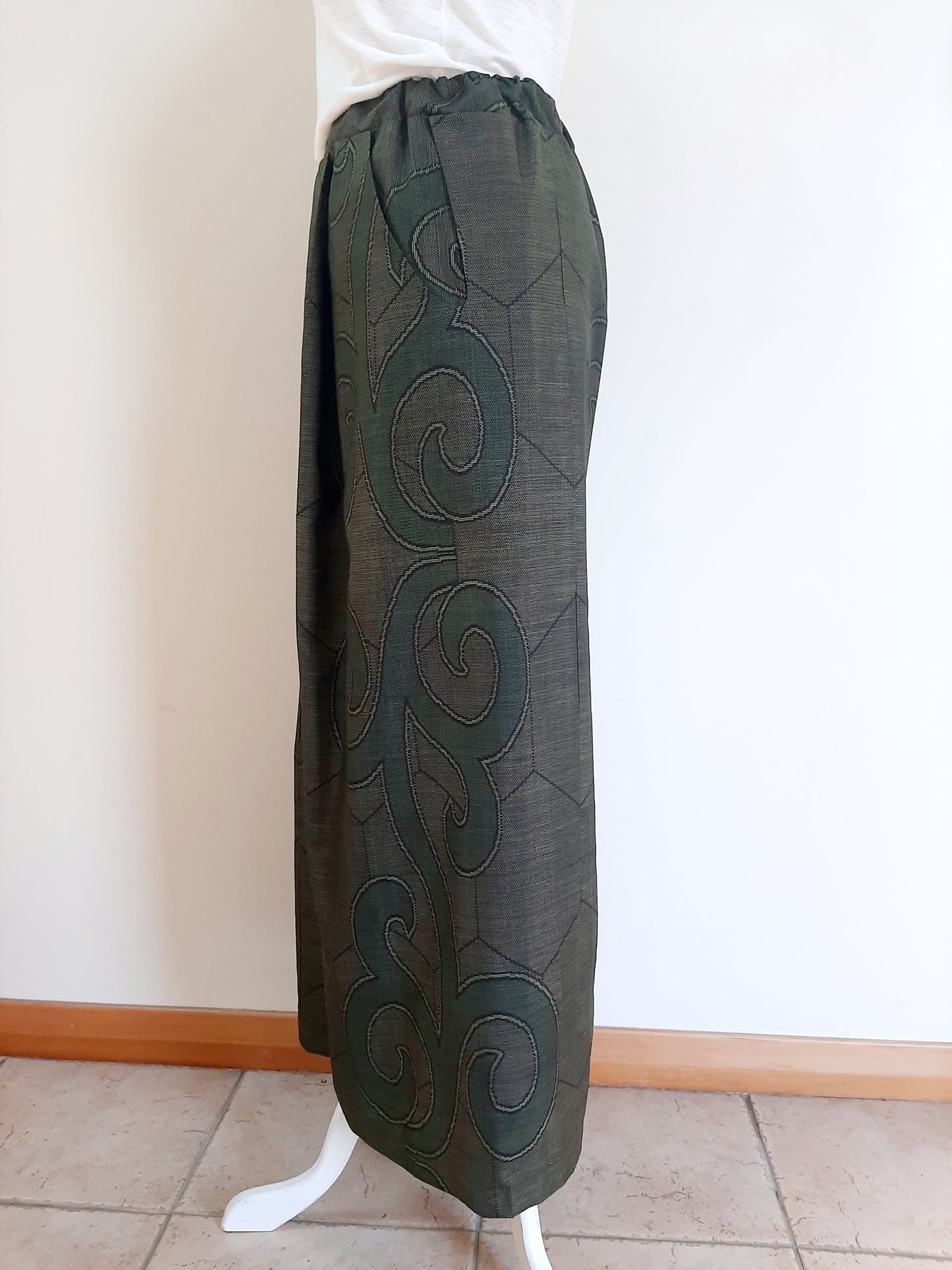 Vintage Kimono Wide Pants