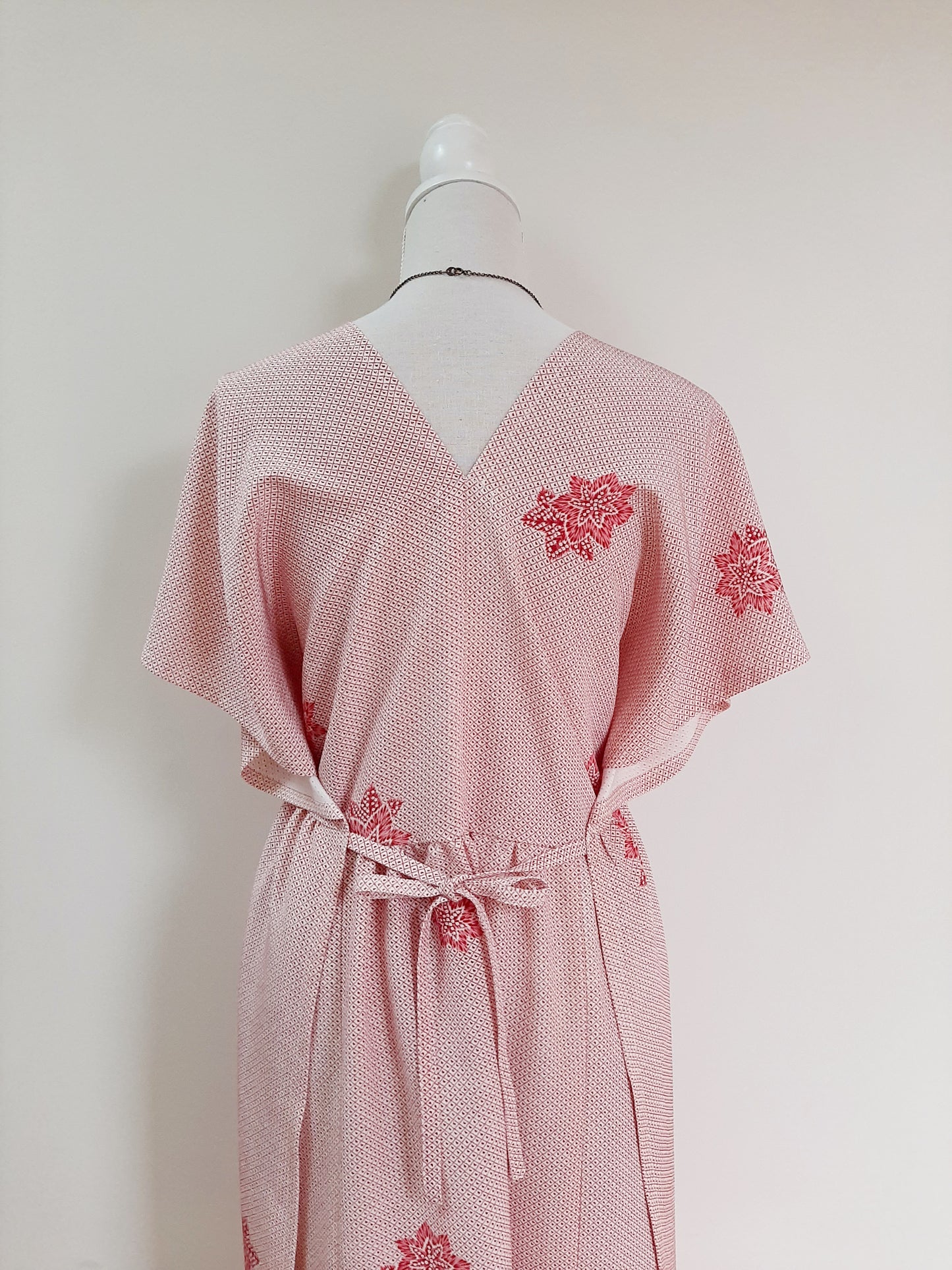 Vintage kimono silk dress