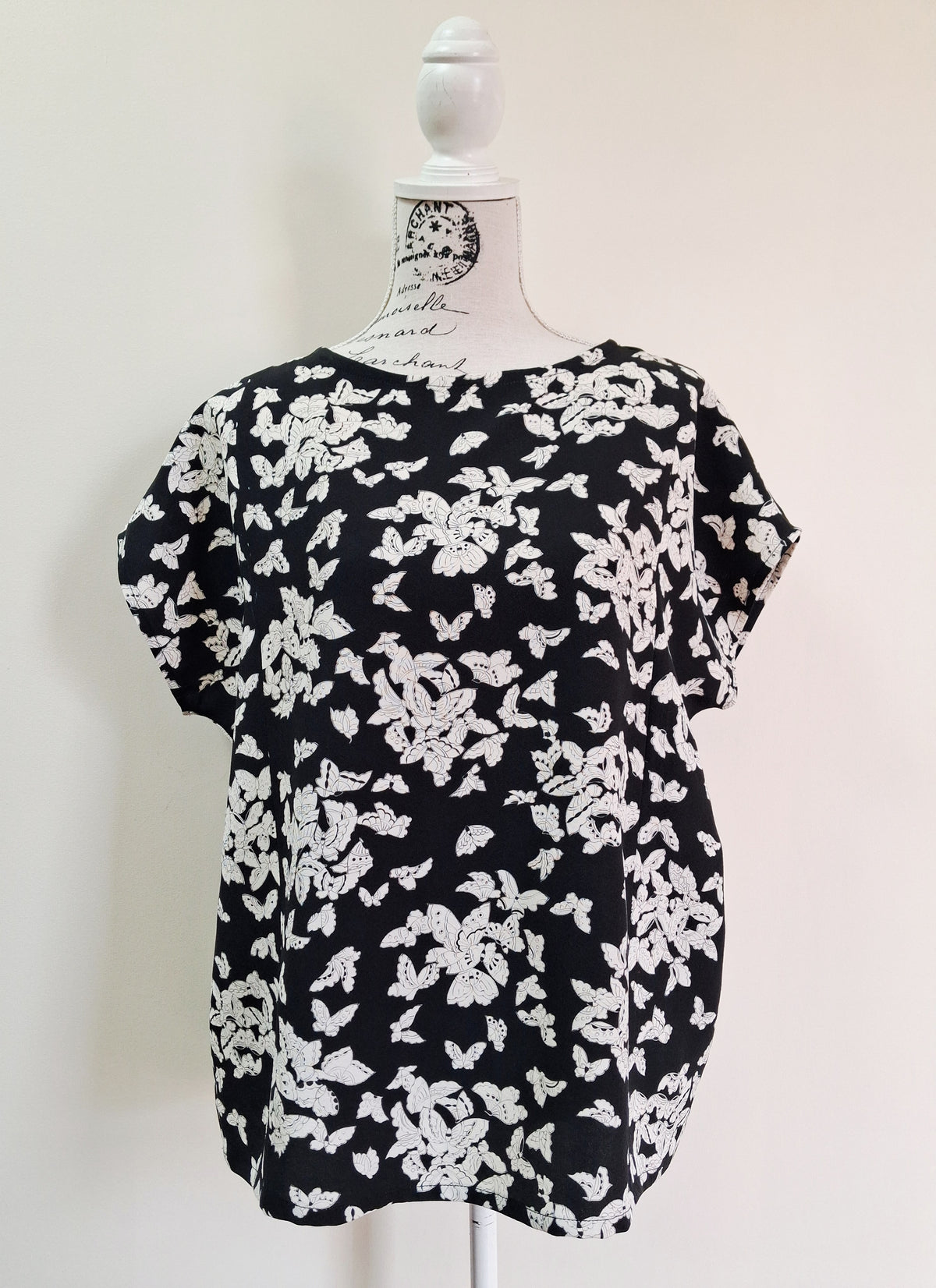 Vintage kimono silk top