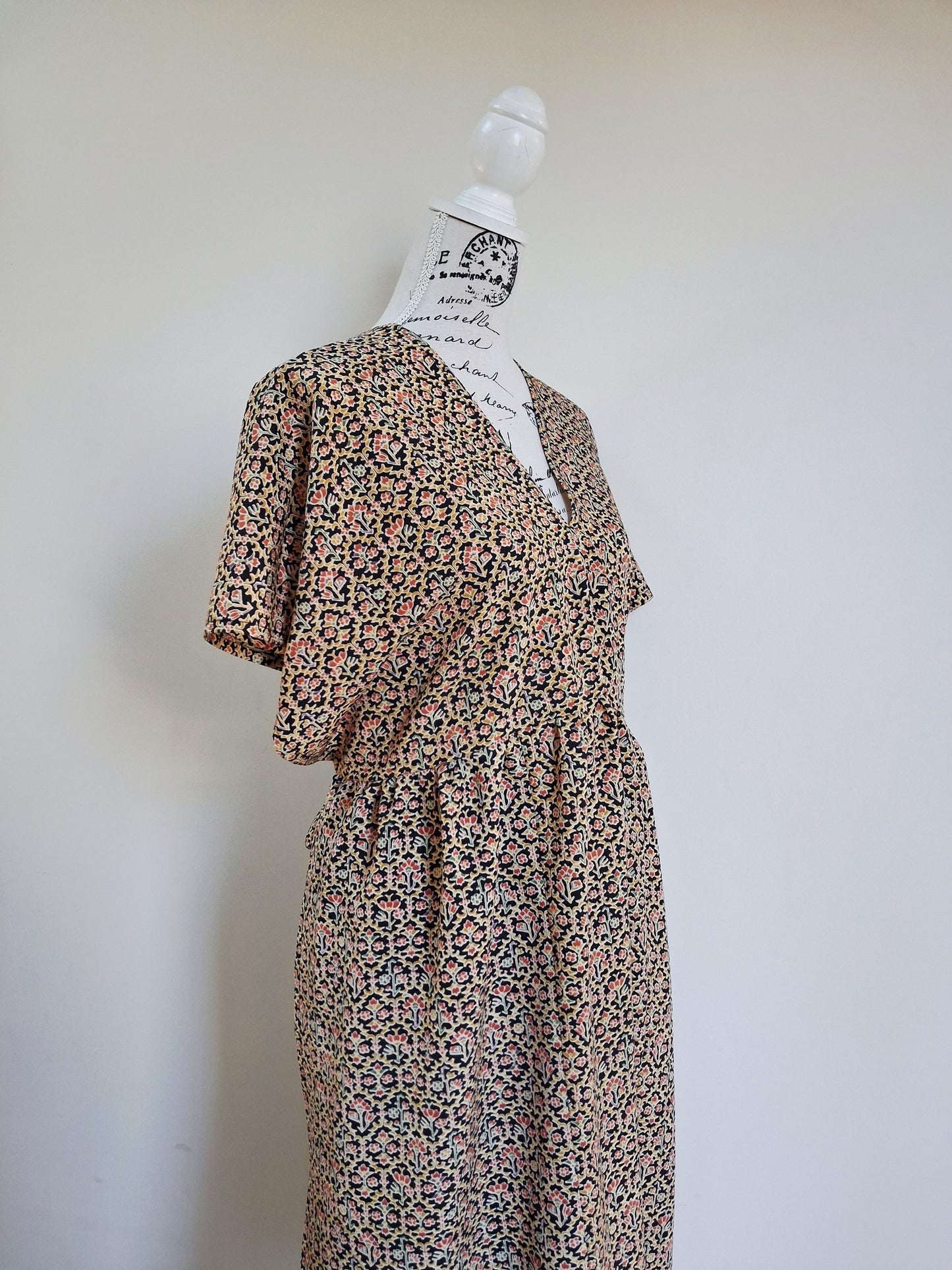 Vintage kimono silk dress