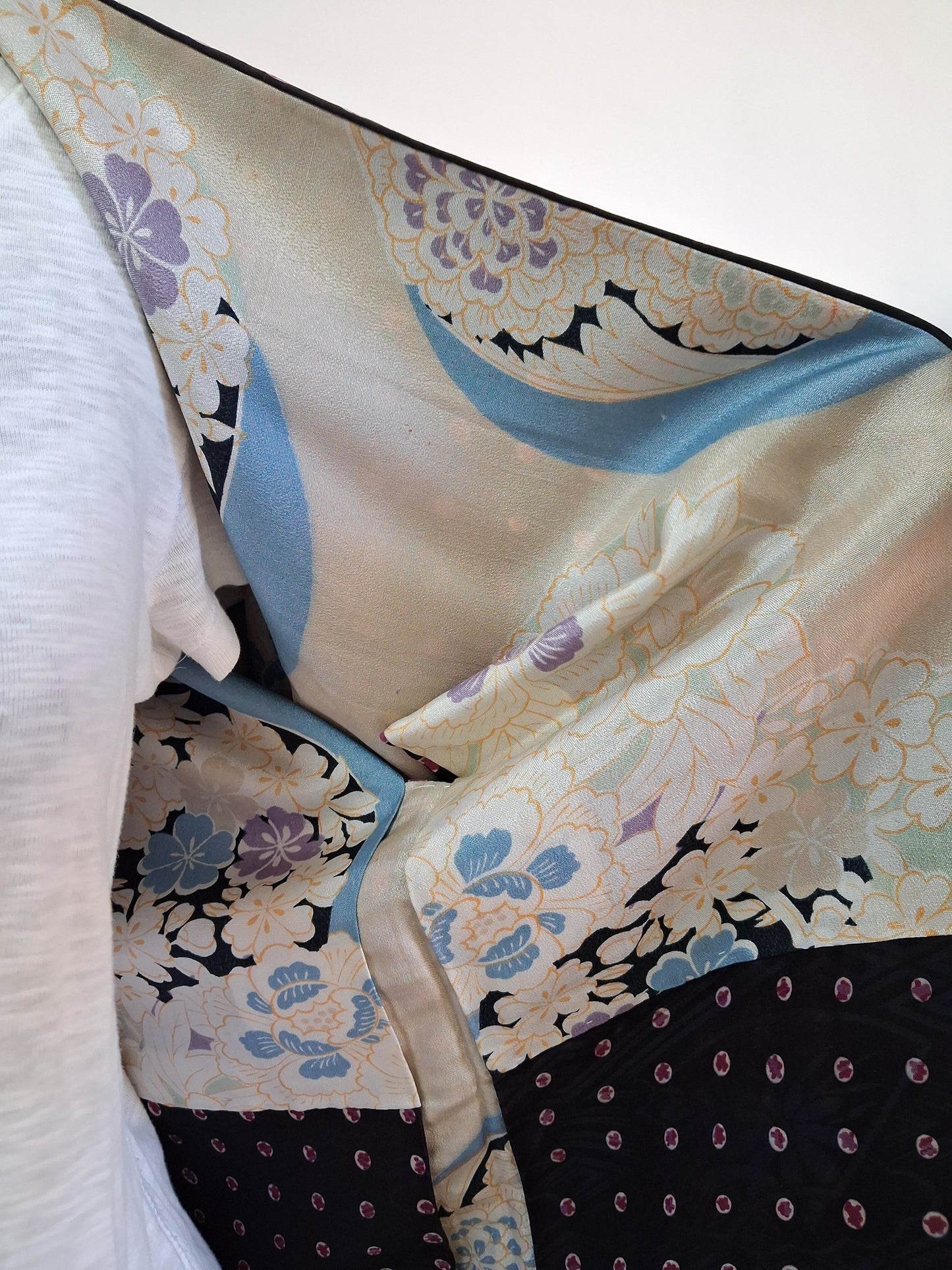 Japanese Vintage Silk Haori, Kimono jacket 024