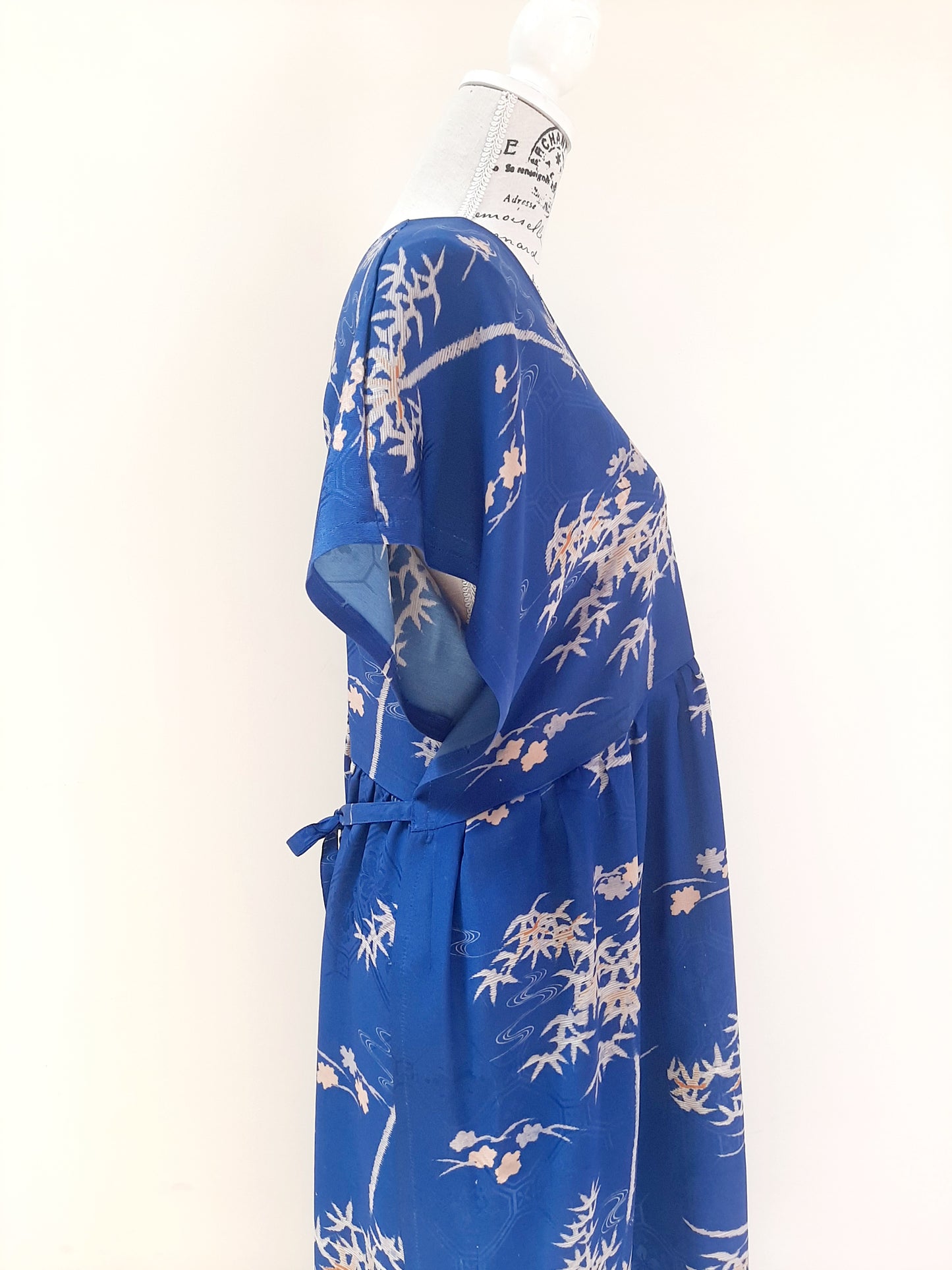 Vintage kimono silk dress