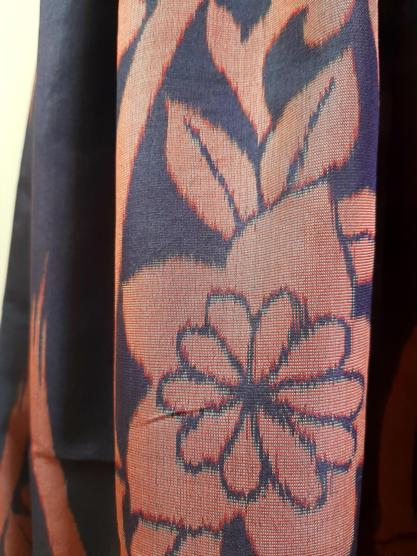 Vintage kimono silk skirt