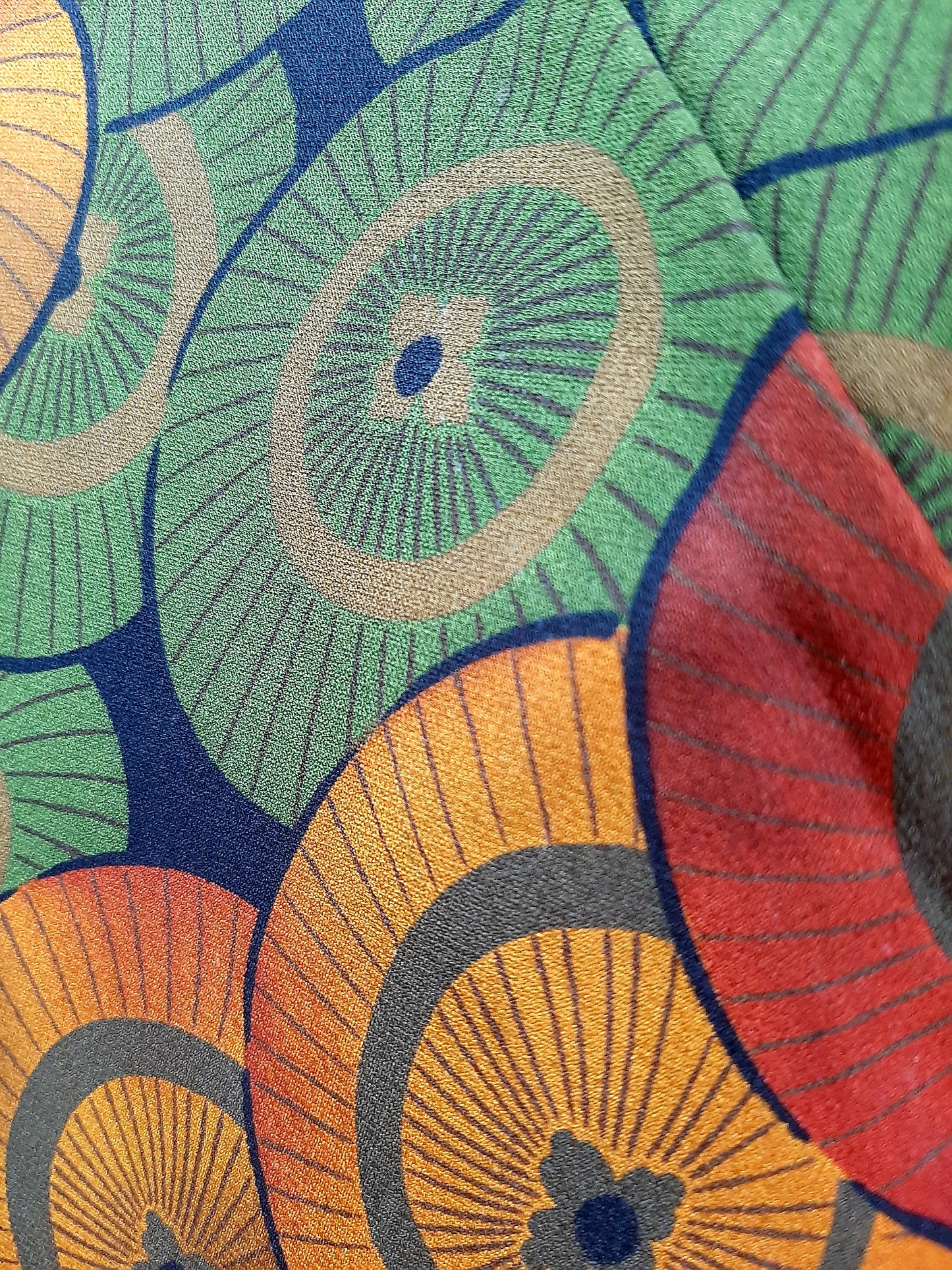 Japanese Vintage Silk Haori, Kimono jacket 015