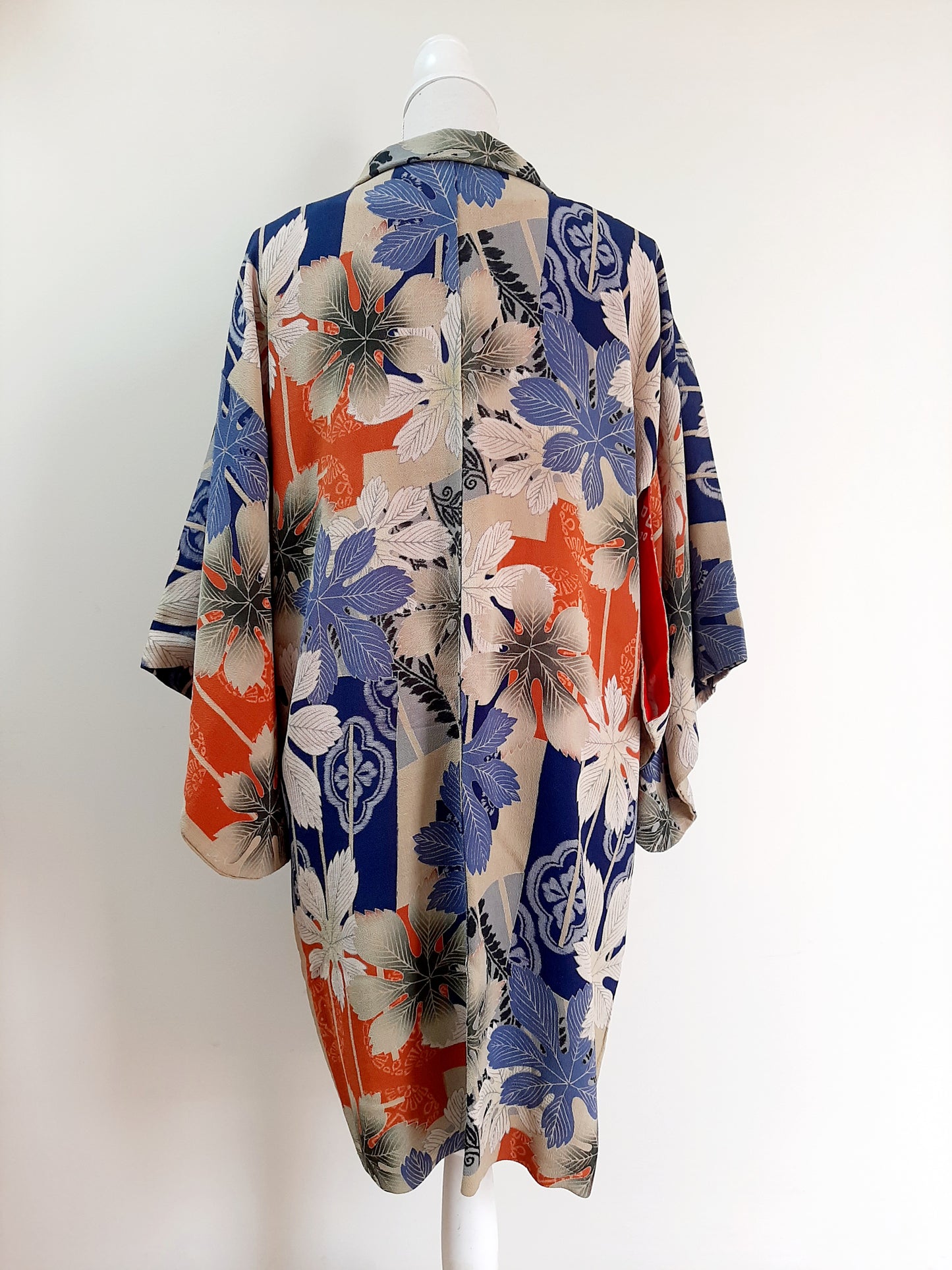 Japanese Vintage Silk Haori, Kimono jacket 019