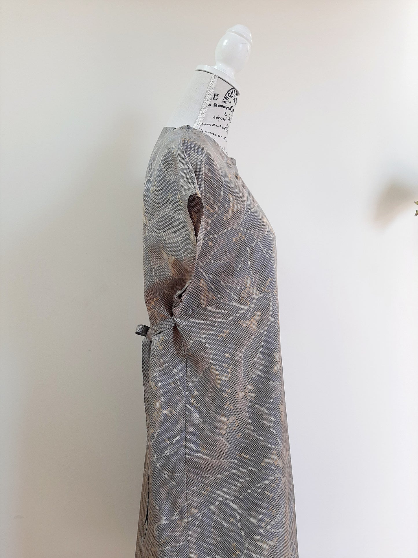 Vintage kimono silk dress
