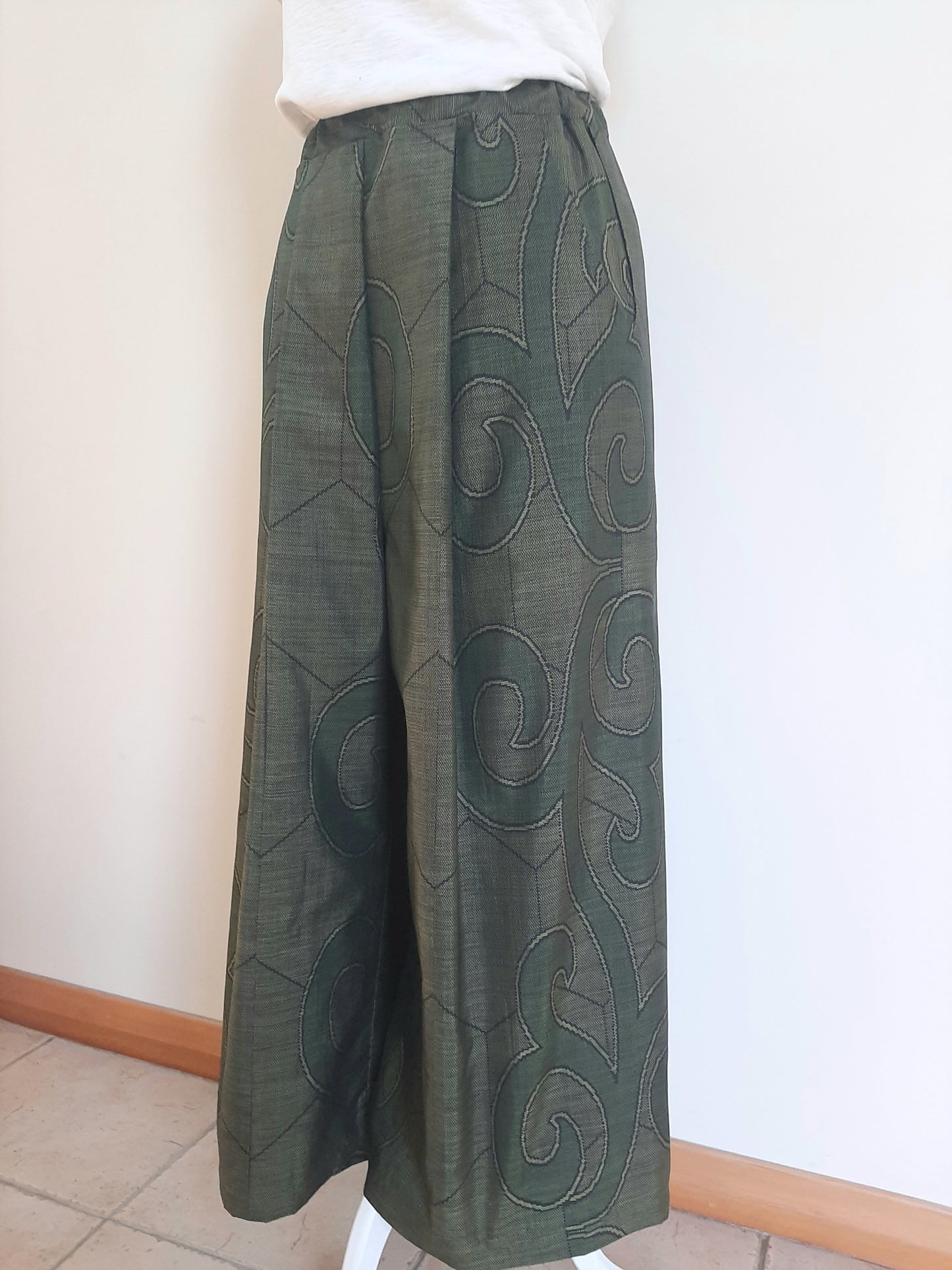 Vintage Kimono Wide Pants