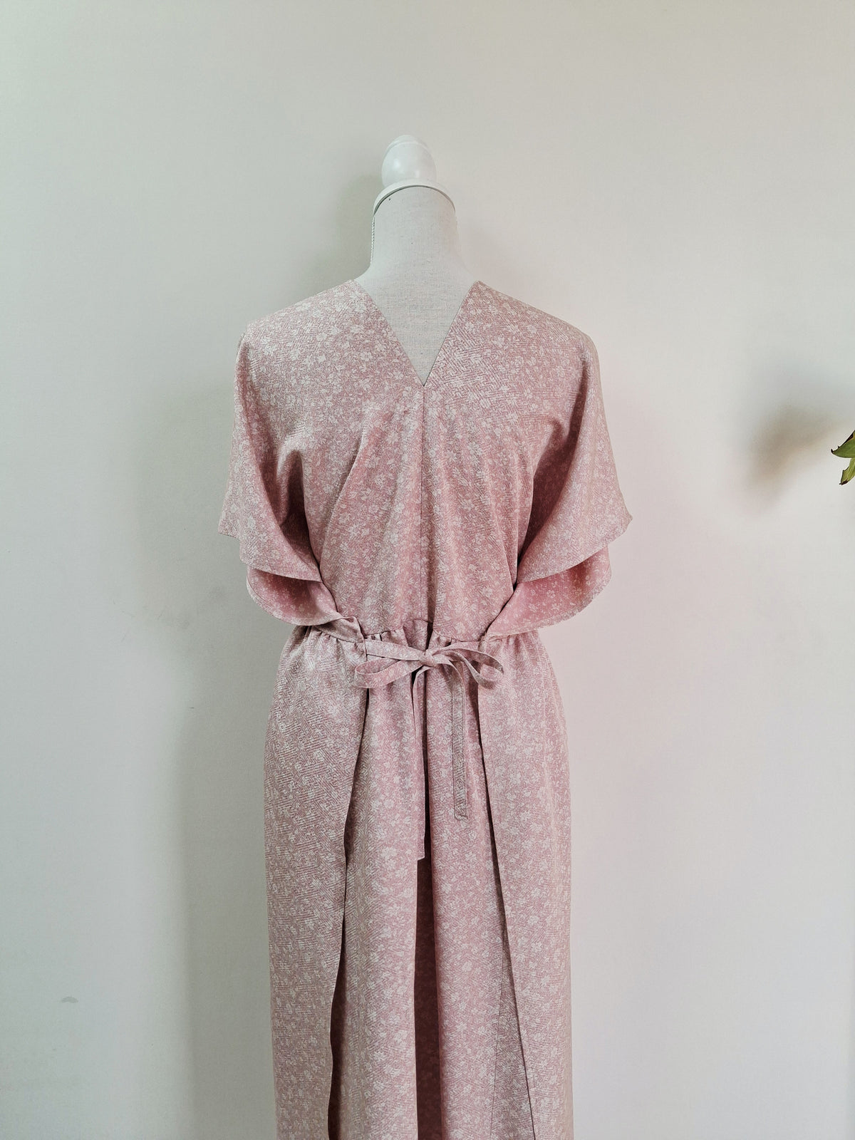 Vintage kimono silk dress