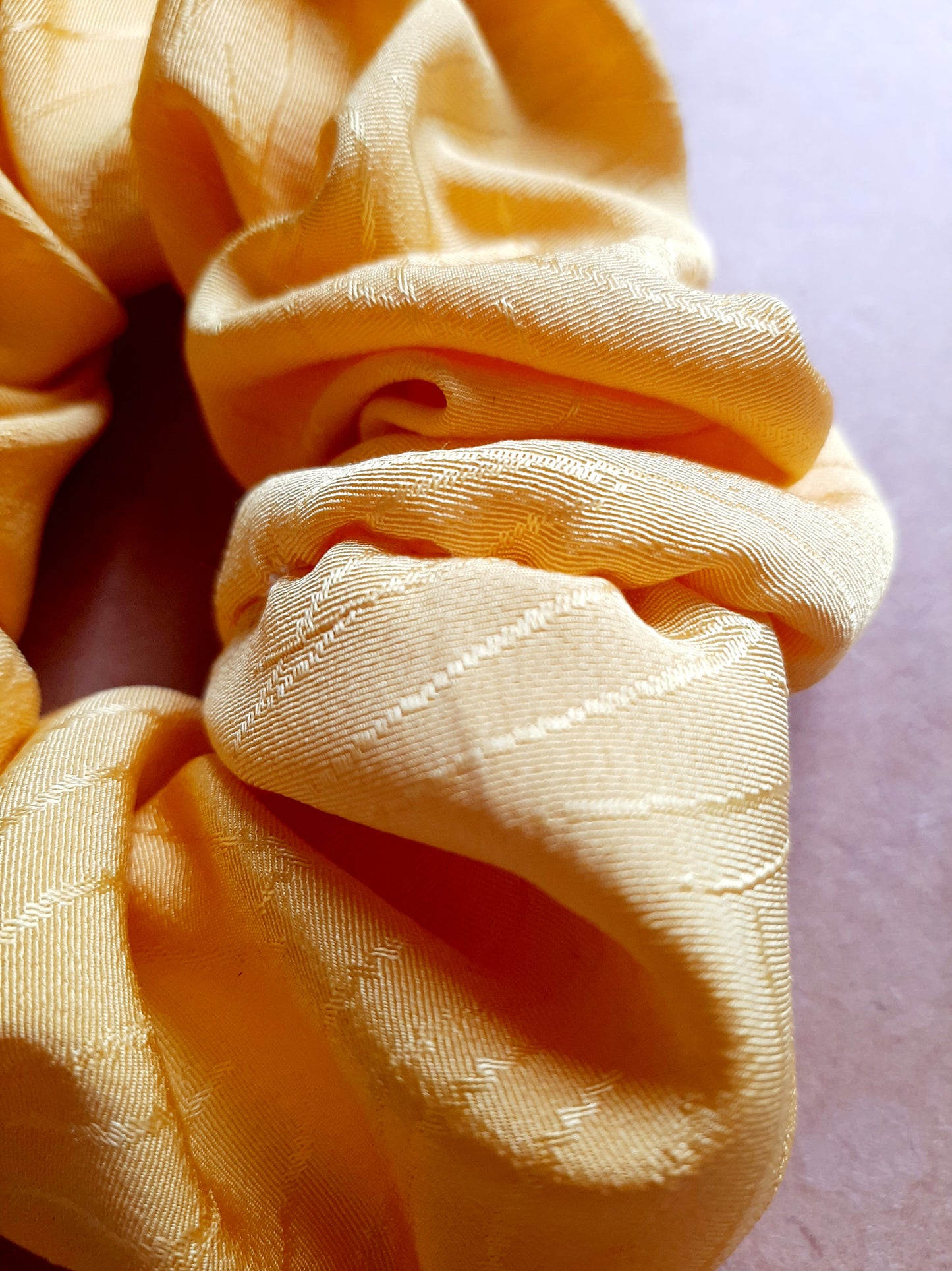 Vintage kimono silk scrunchies