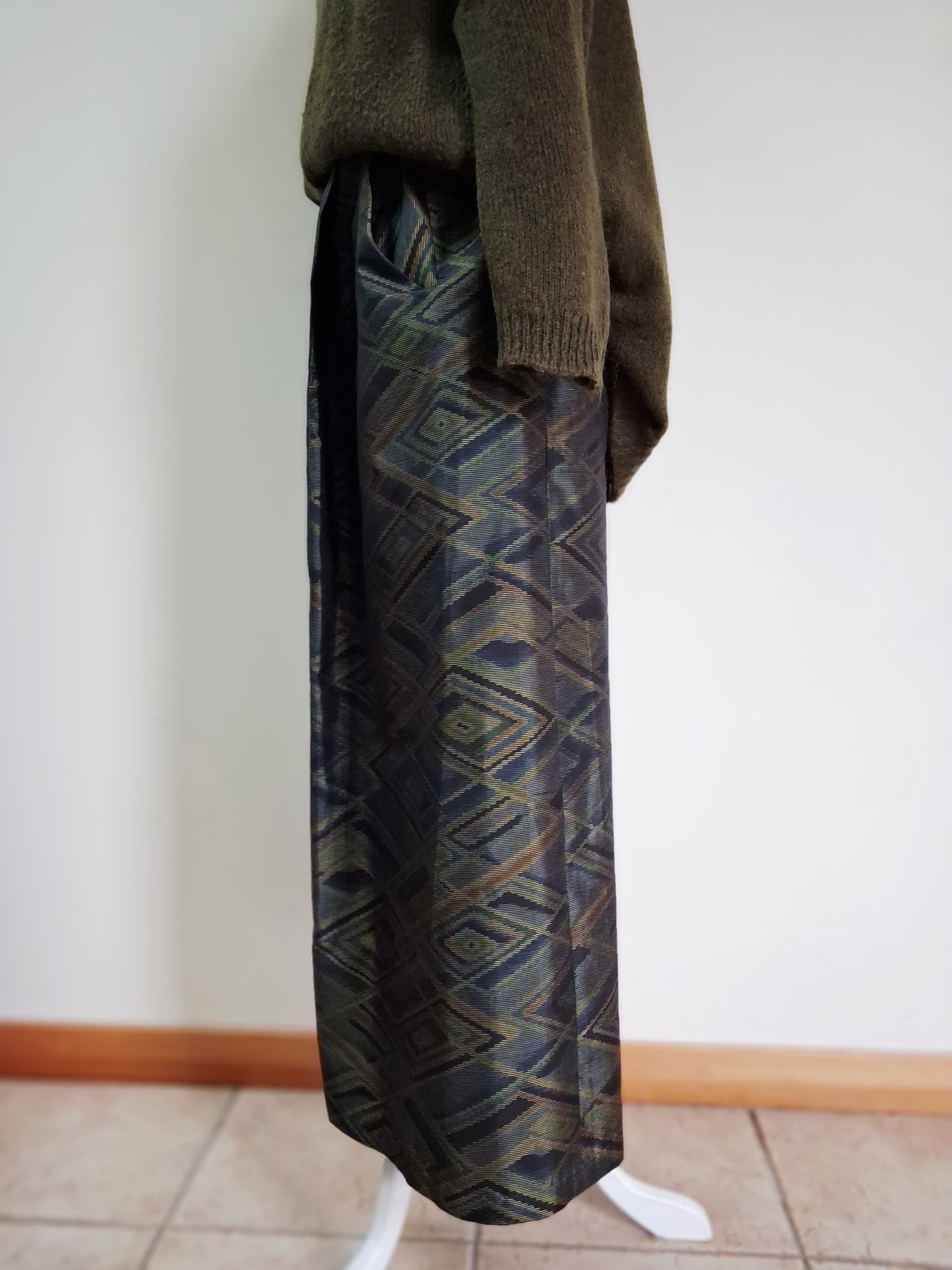 Vintage Kimono Wide Pants