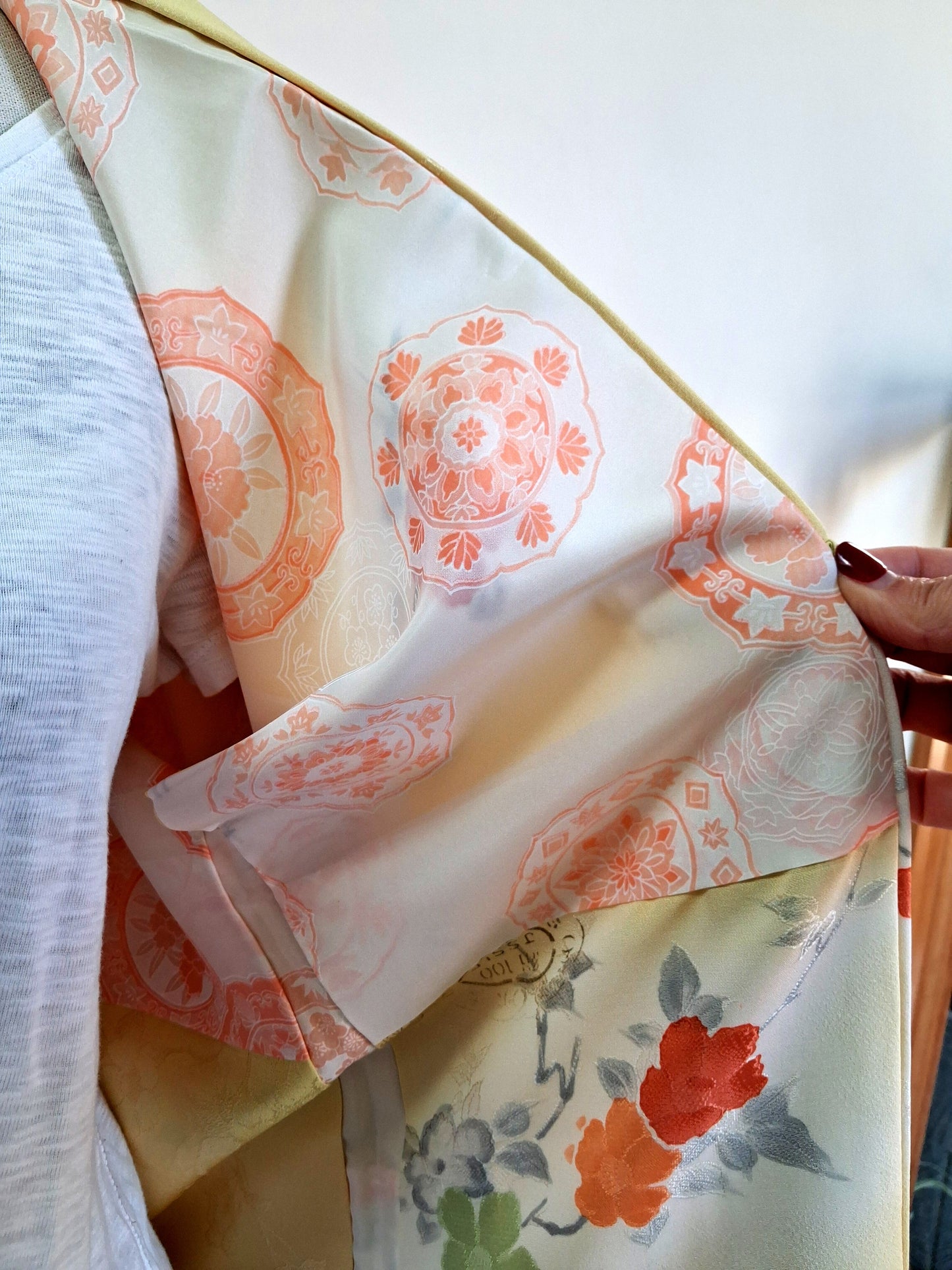 Japanese Vintage Silk Haori, Kimono jacket 031