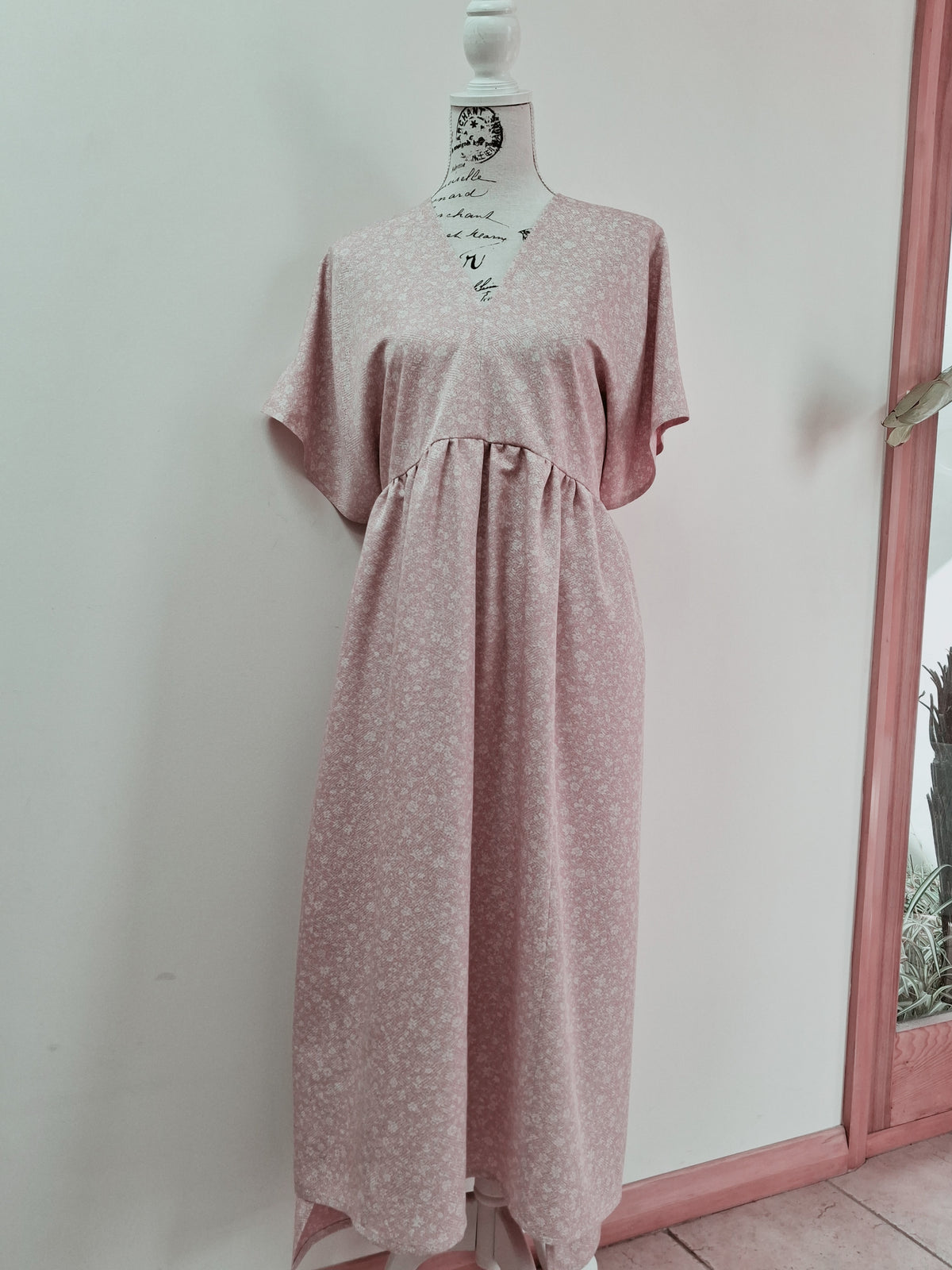 Vintage kimono silk dress