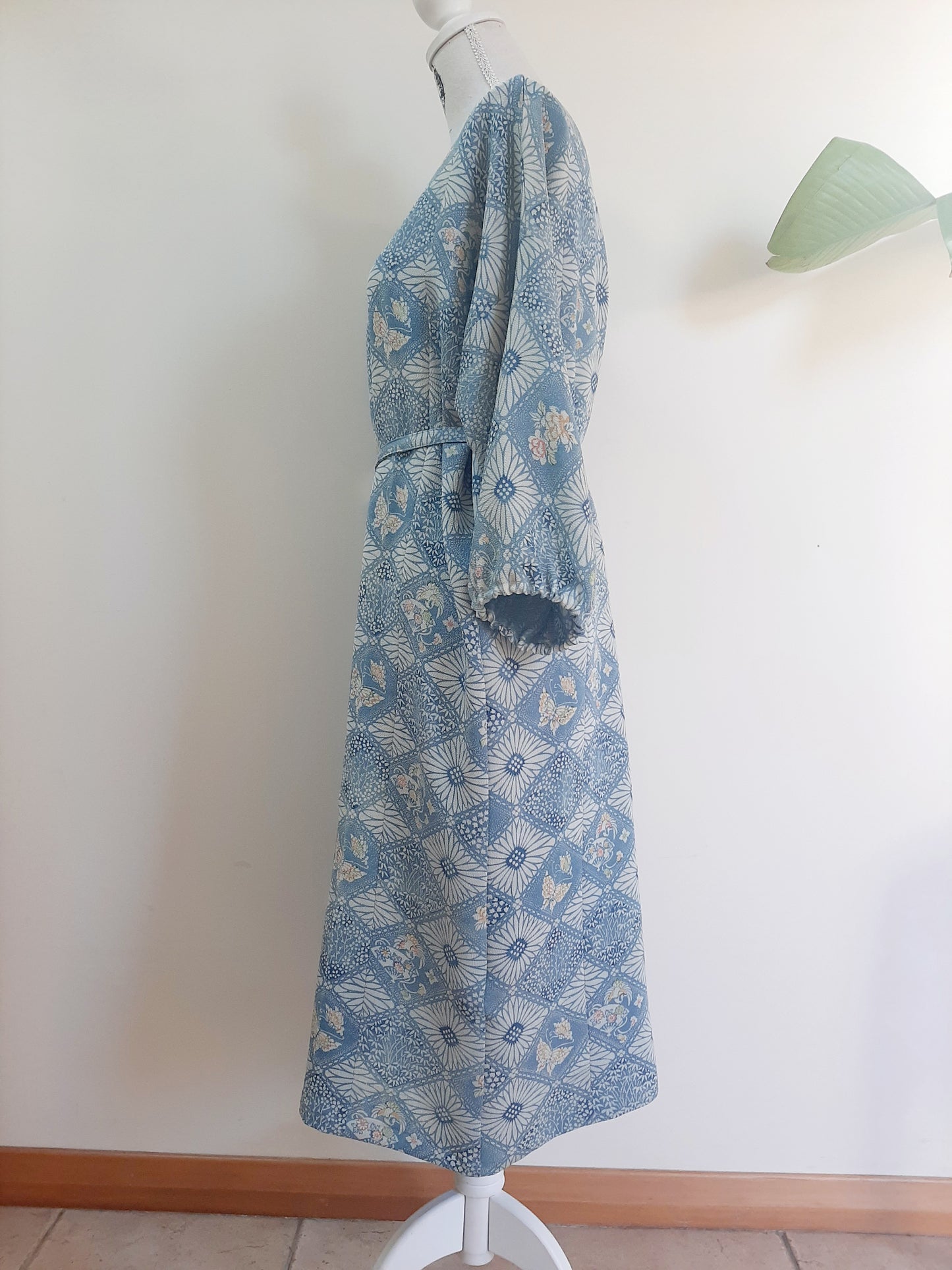 Vintage kimono silk dress