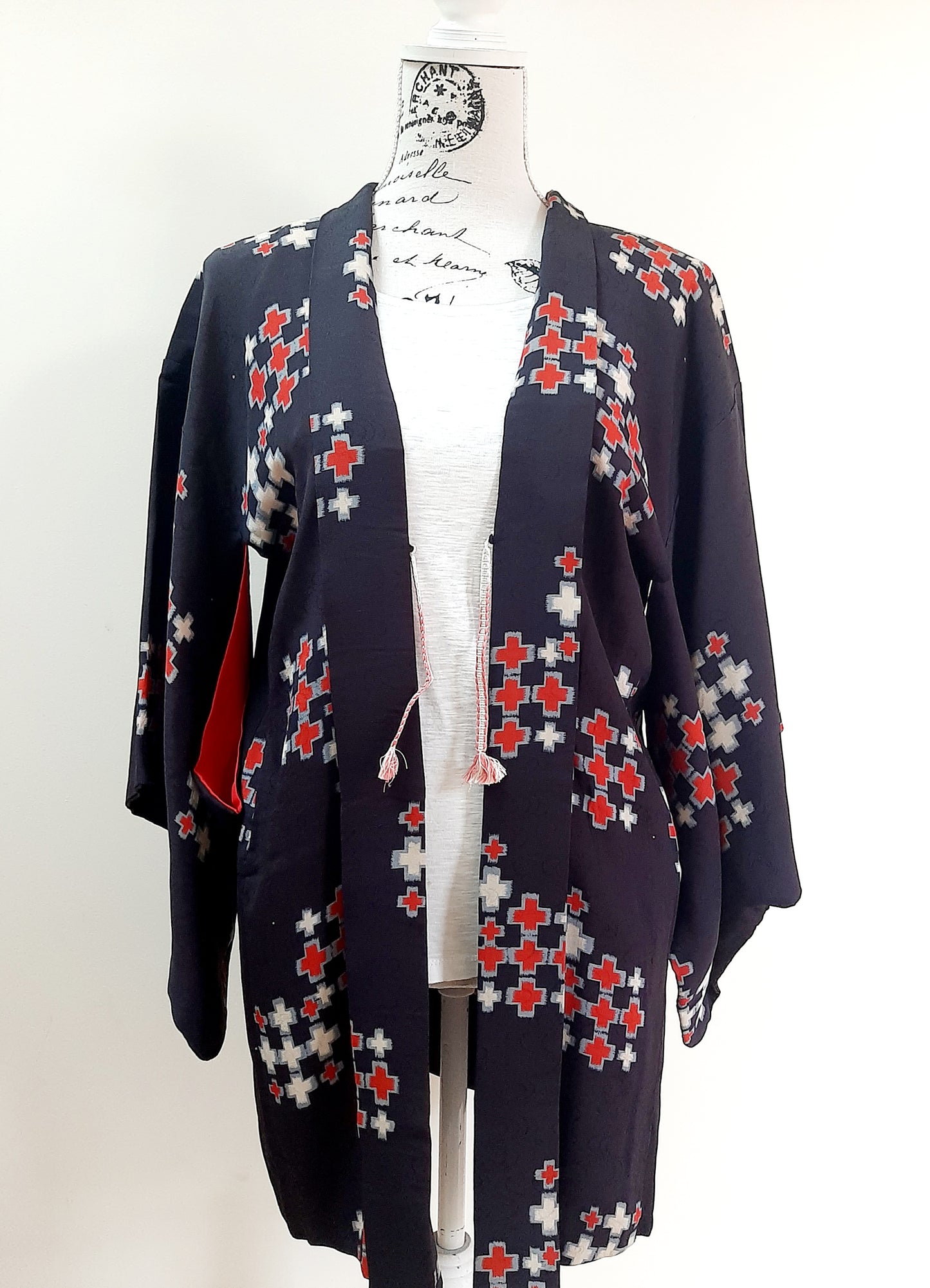 Japanese Vintage Silk Haori, Kimono jacket
