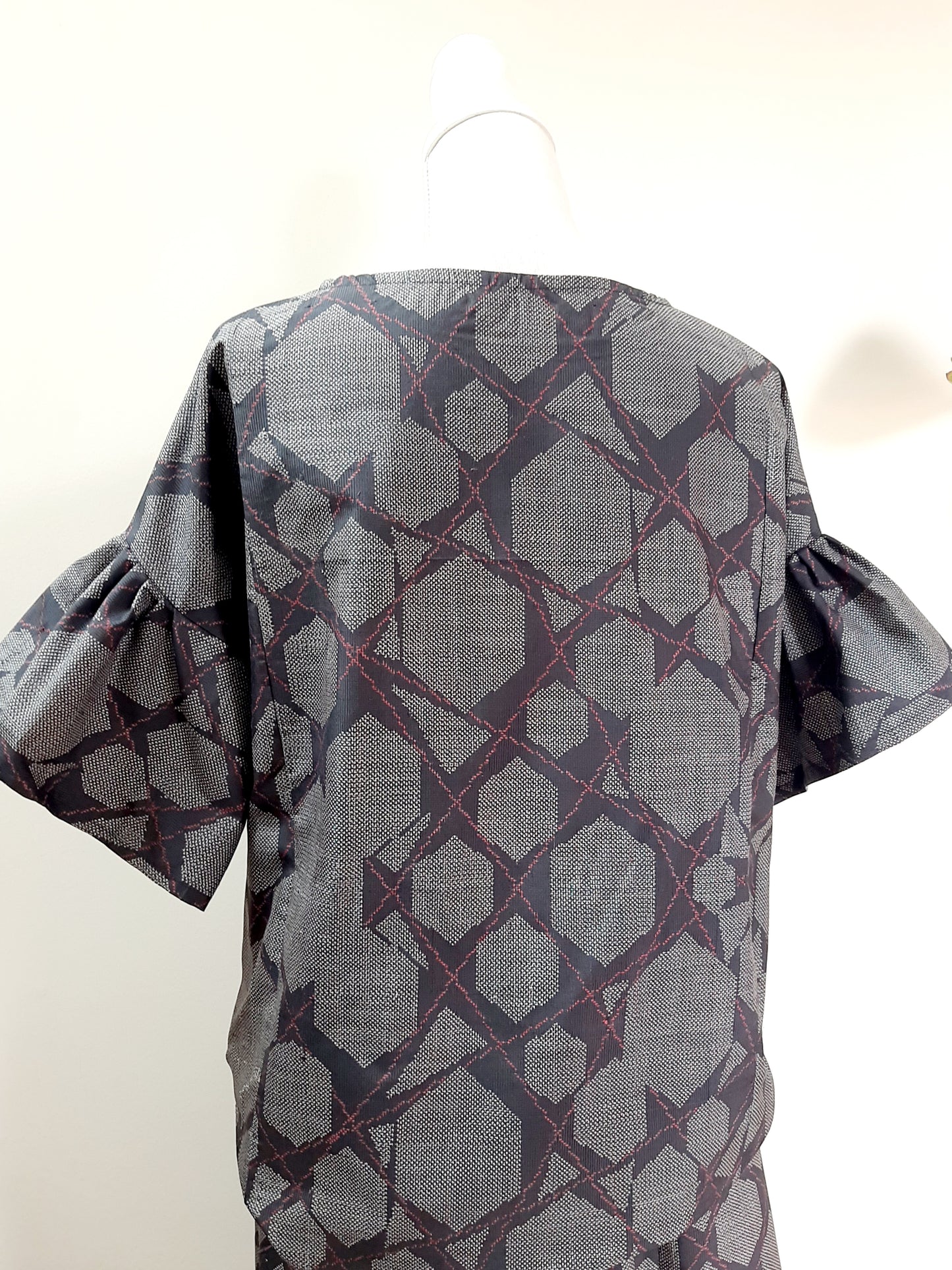 Vintage kimono silk top