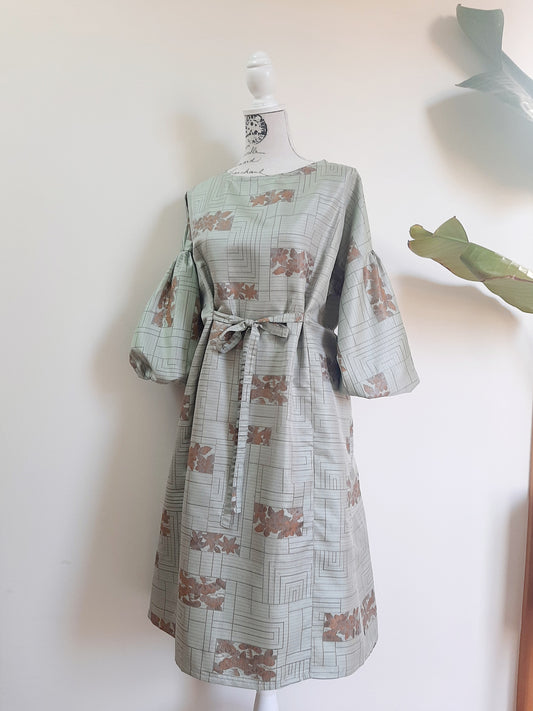 Vintage kimono silk dress