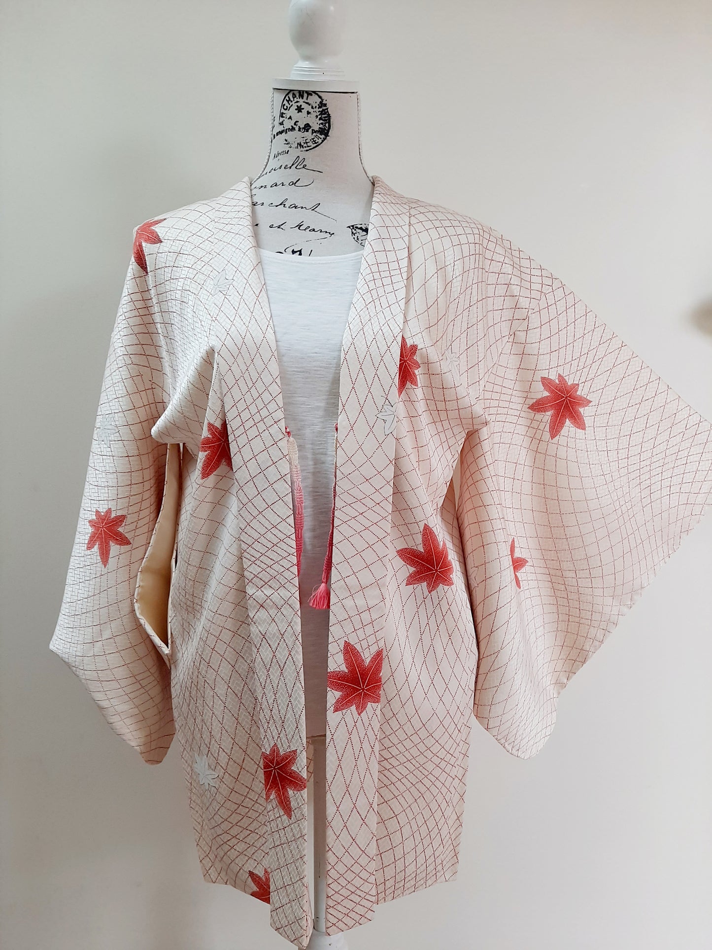 Japanese Vintage Silk Haori, Kimono jacket