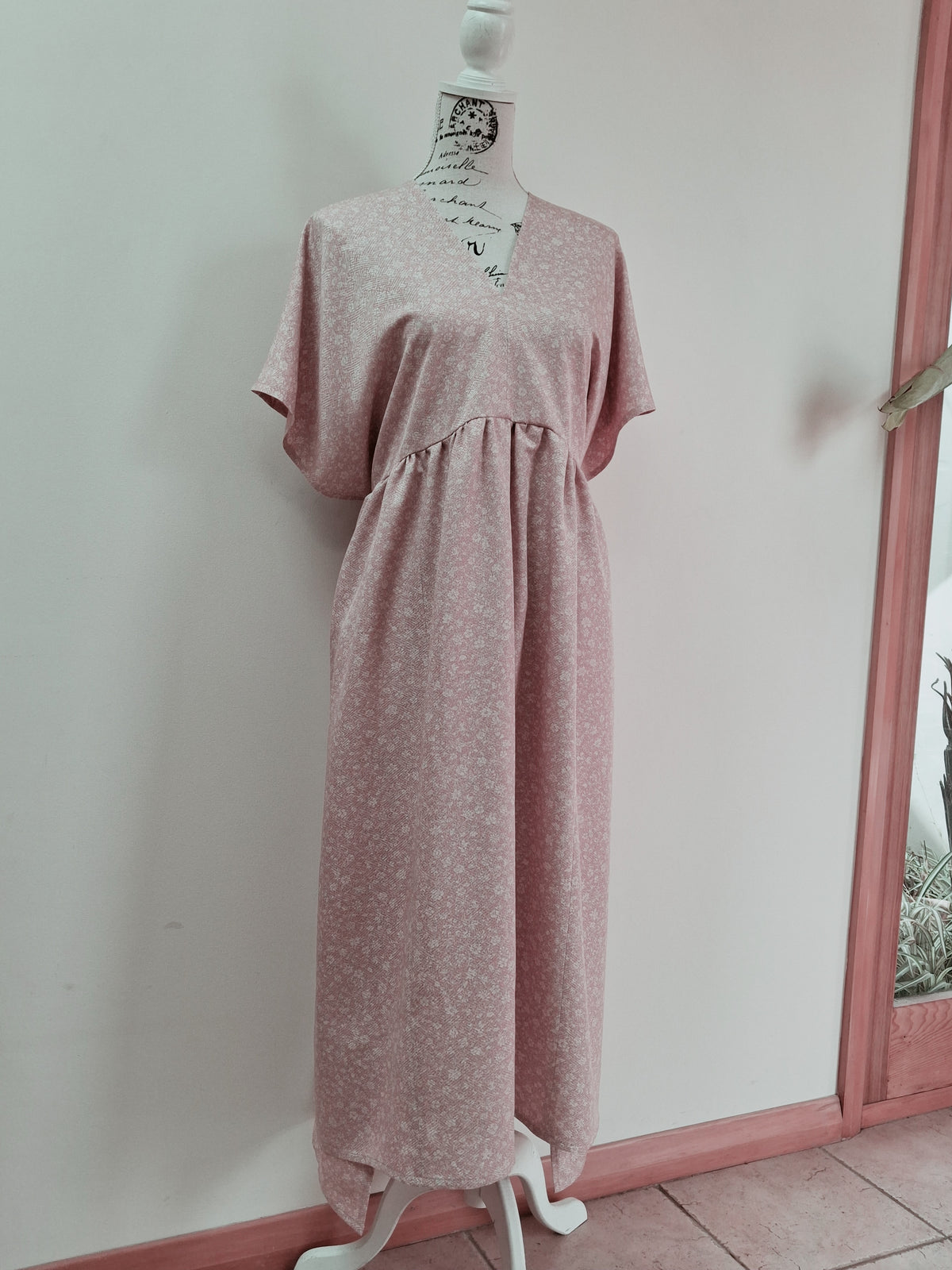 Vintage kimono silk dress