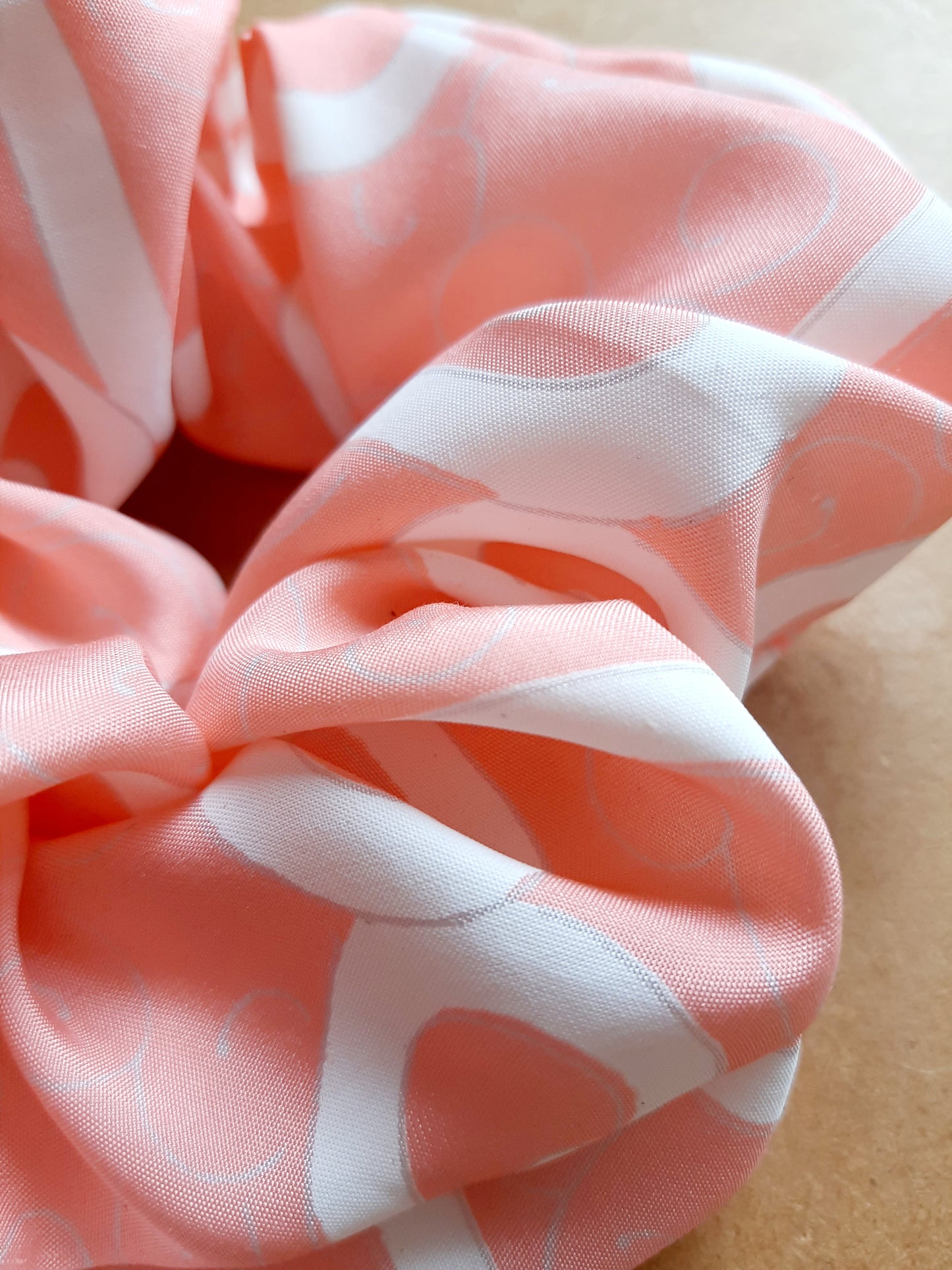 Vintage kimono silk scrunchies