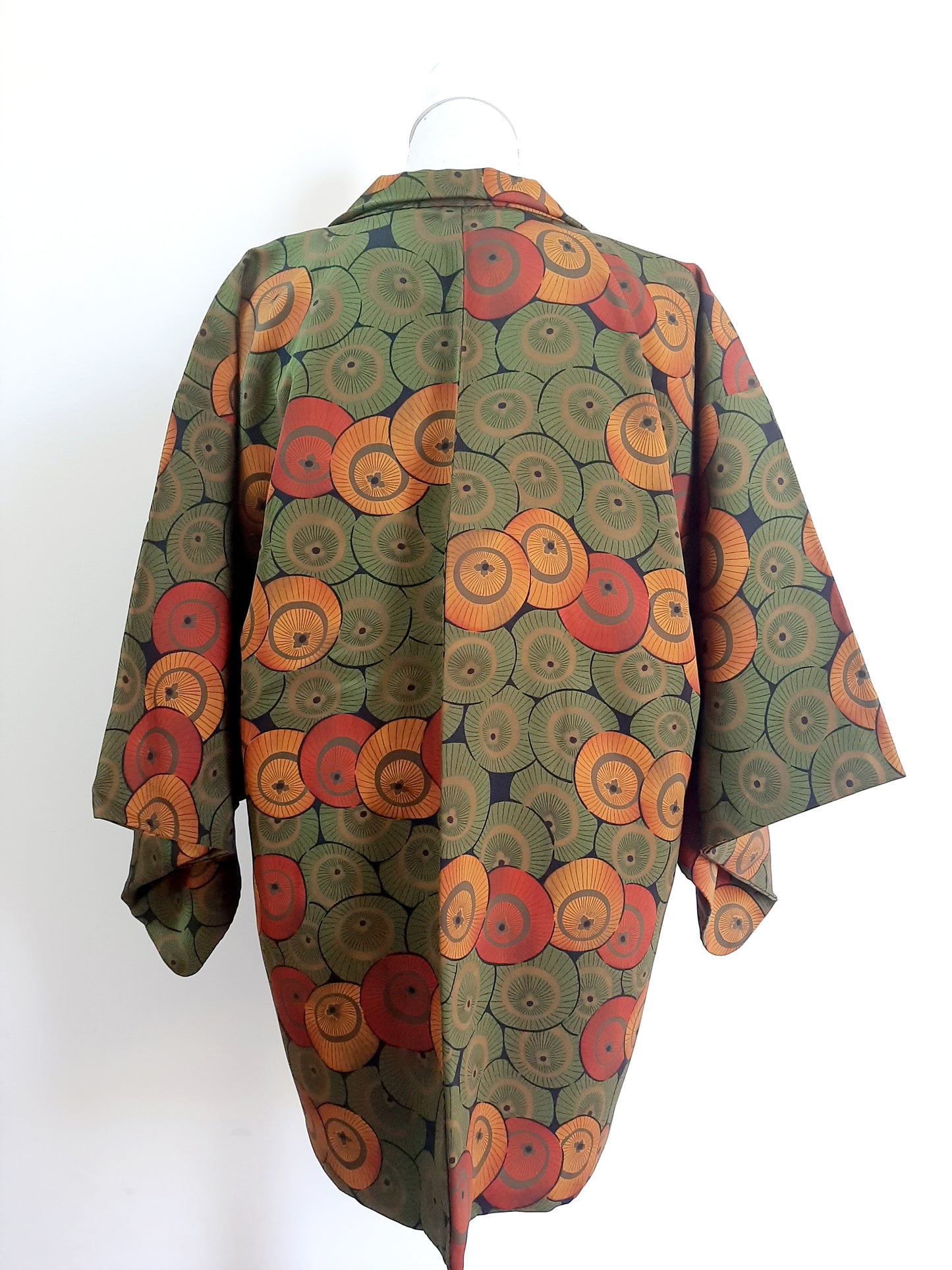 Japanese Vintage Silk Haori, Kimono jacket 015