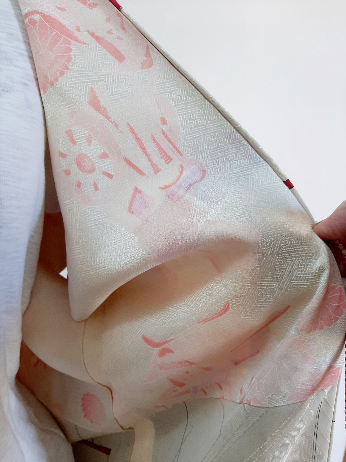 Japanese Vintage Silk Haori, Kimono jacket 016