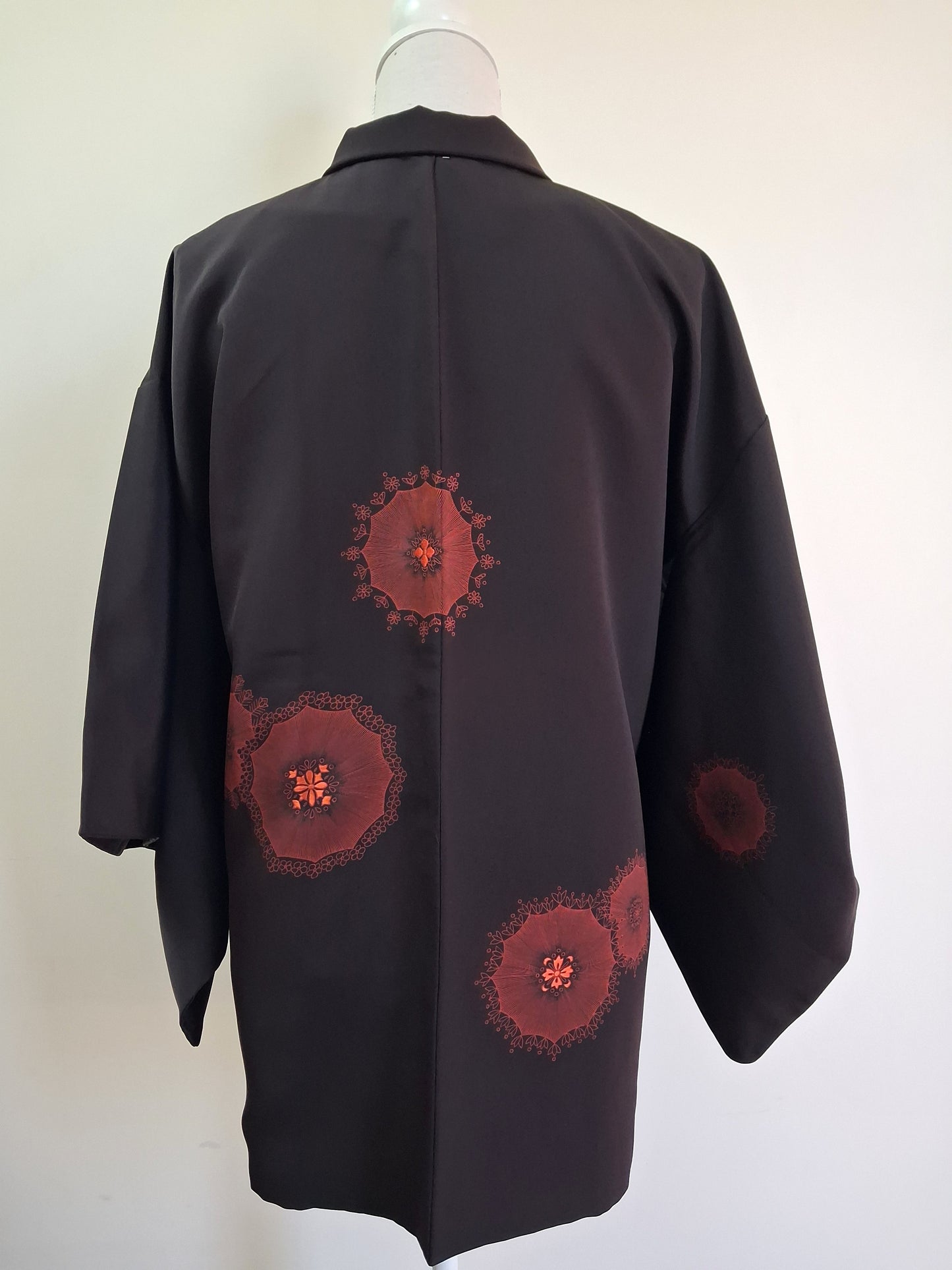 Japanese Vintage Silk Haori, Kimono jacket 030