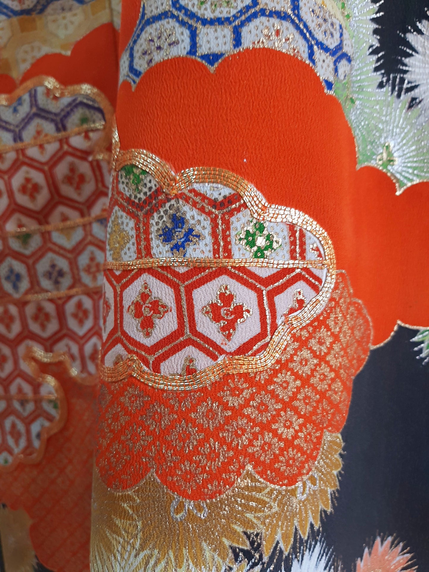 Vintage kimono silk dress