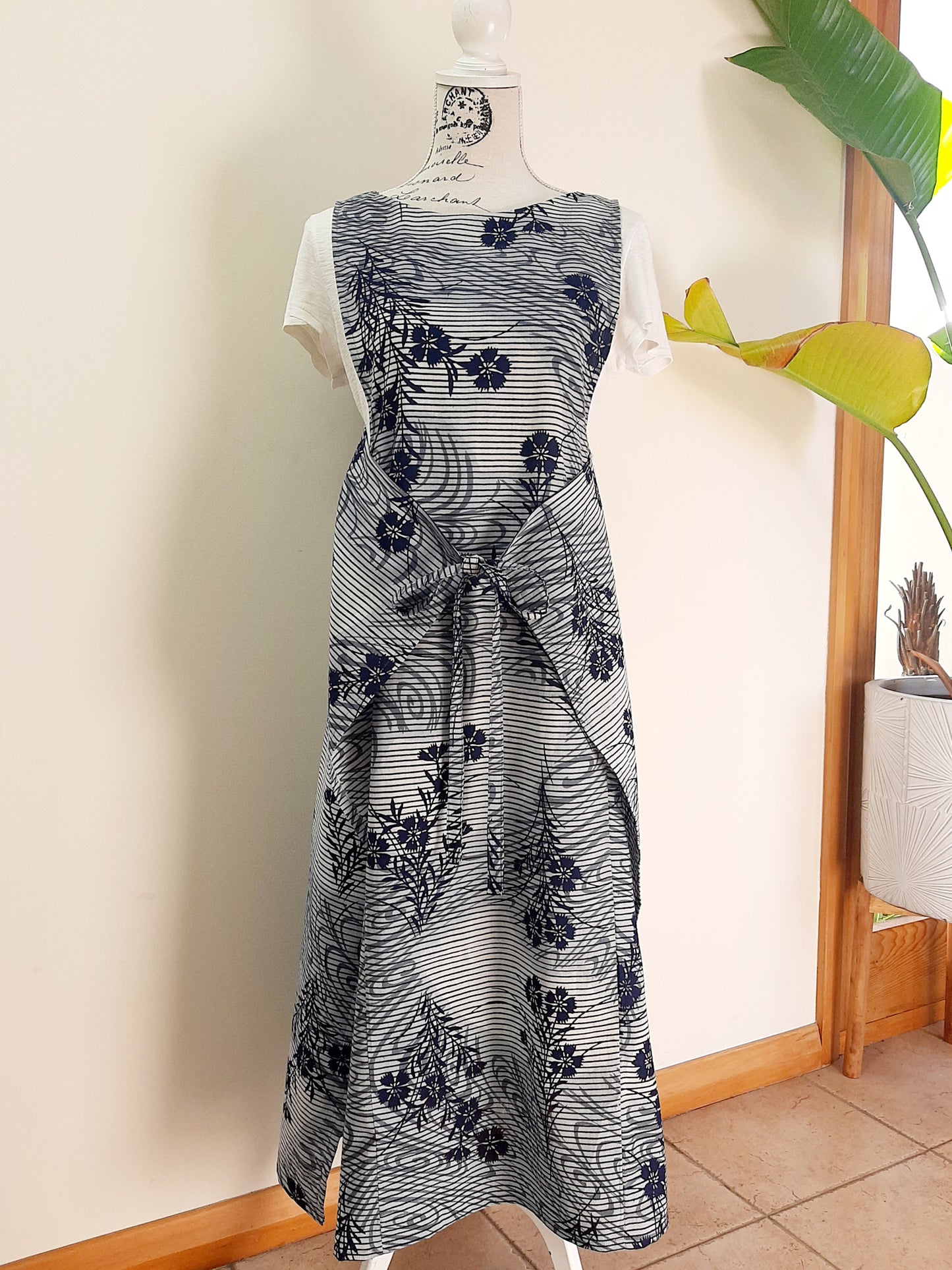 Vintage kimono cotton dress