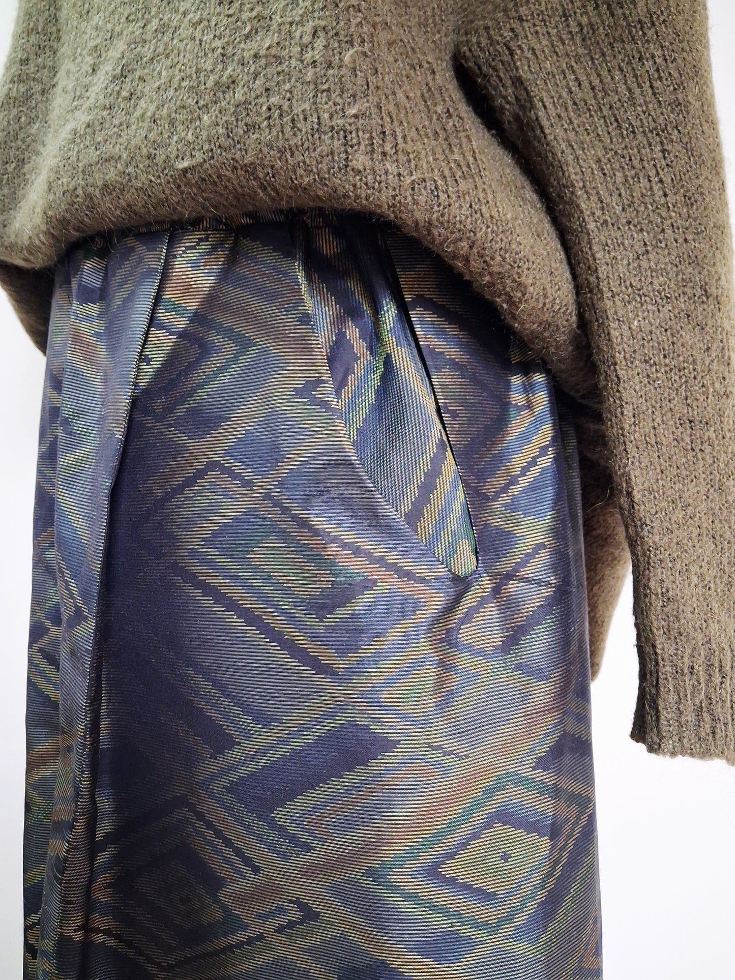Vintage Kimono Wide Pants