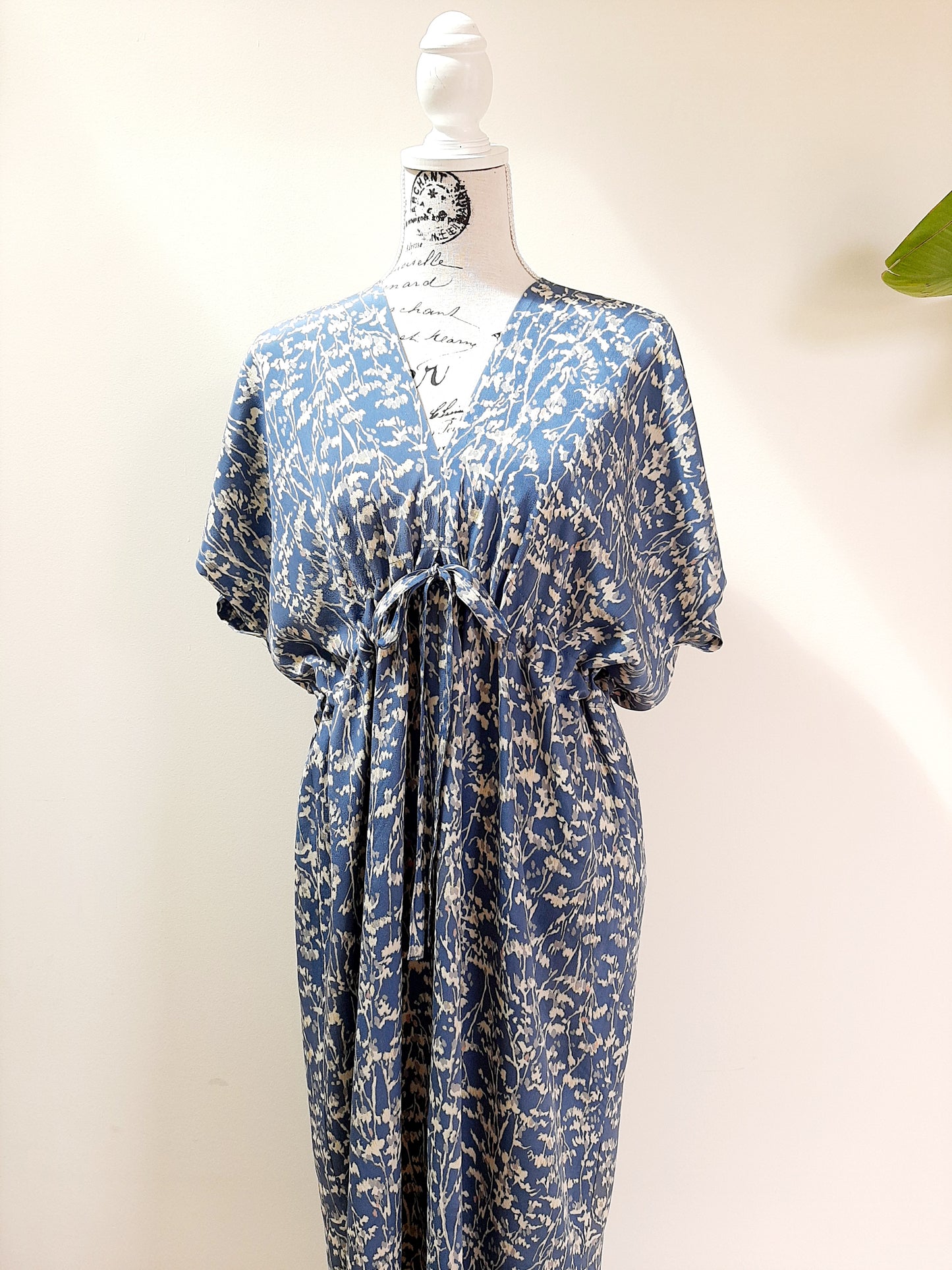 Vintage kimono silk dress