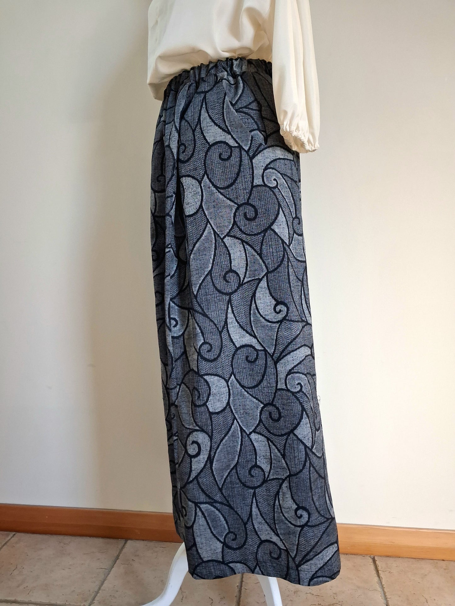 Vintage Kimono Wide Pants