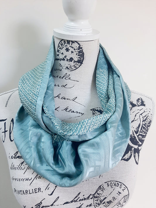 Vintage kimono silk snood