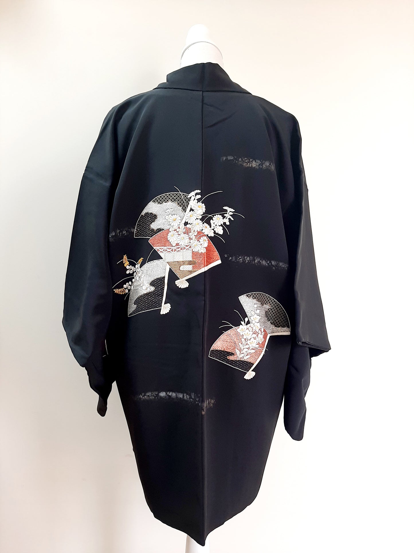 Japanese Vintage Silk Haori, Kimono jacket 020