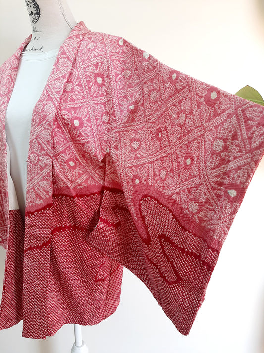 Japanese Vintage Silk Haori, Kimono jacket