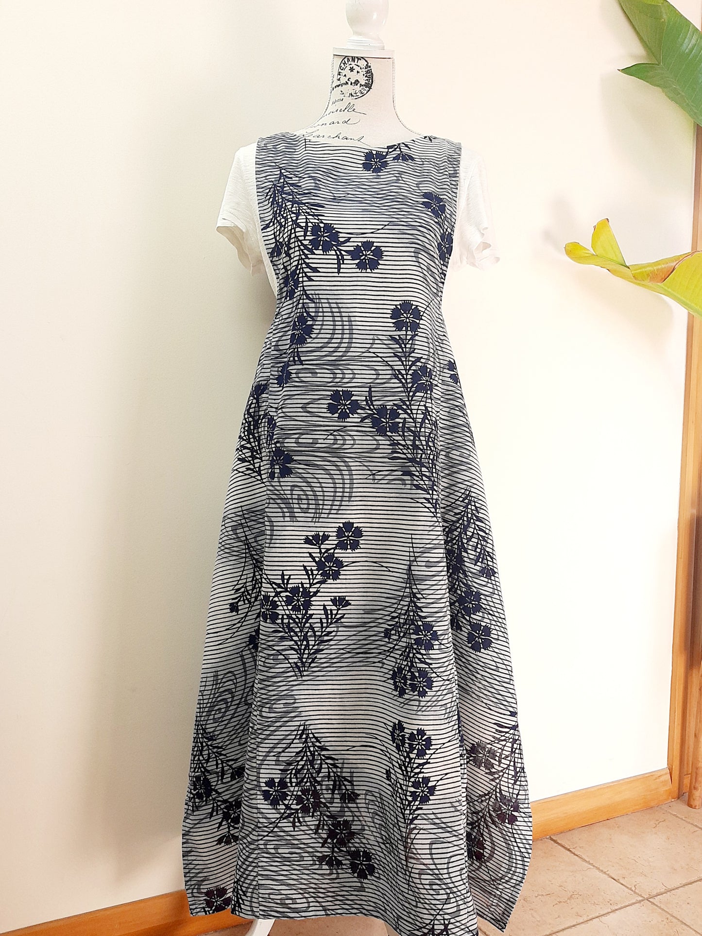 Vintage kimono cotton dress