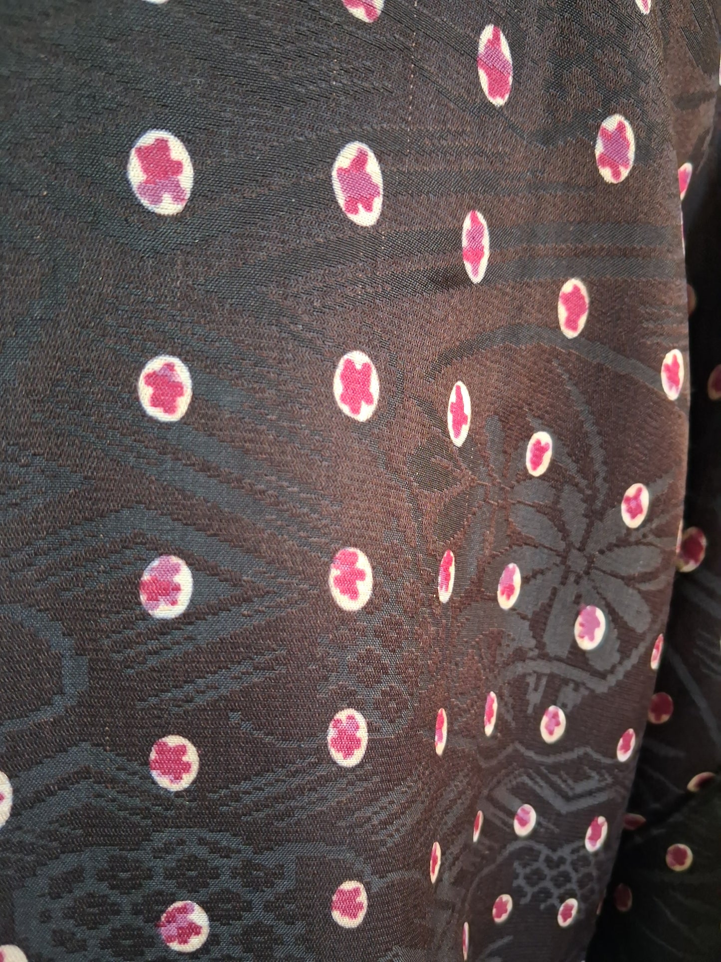 Japanese Vintage Silk Haori, Kimono jacket 024