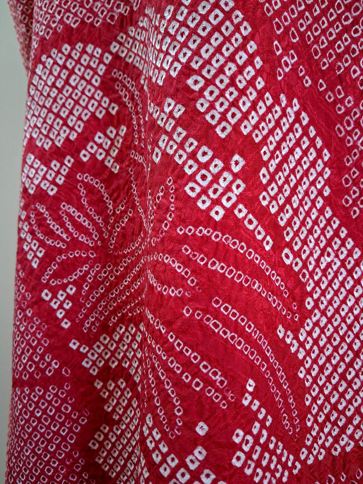 Vintage kimono Shibori silk dress