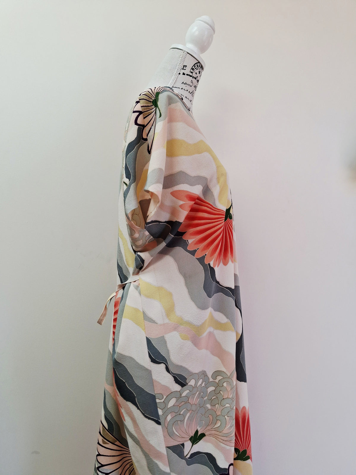 Vintage Kimomo Silk Dress