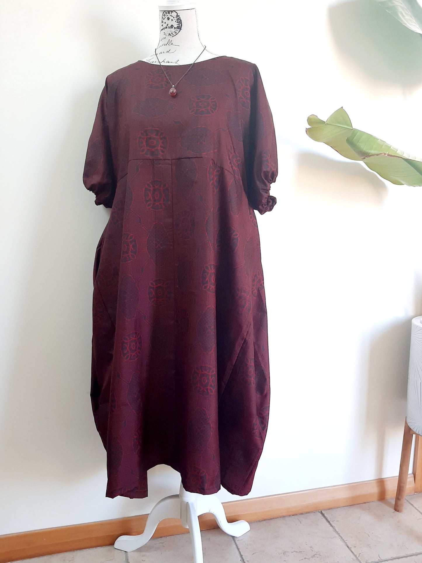 Vintage kimono silk dress