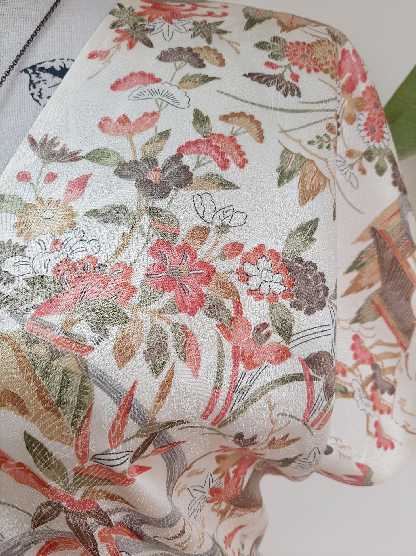 Vintage kimono silk dress