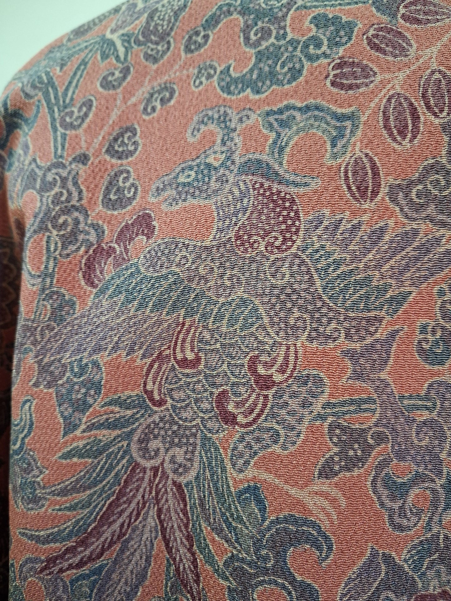Japanese Vintage Silk Haori, Kimono jacket 023