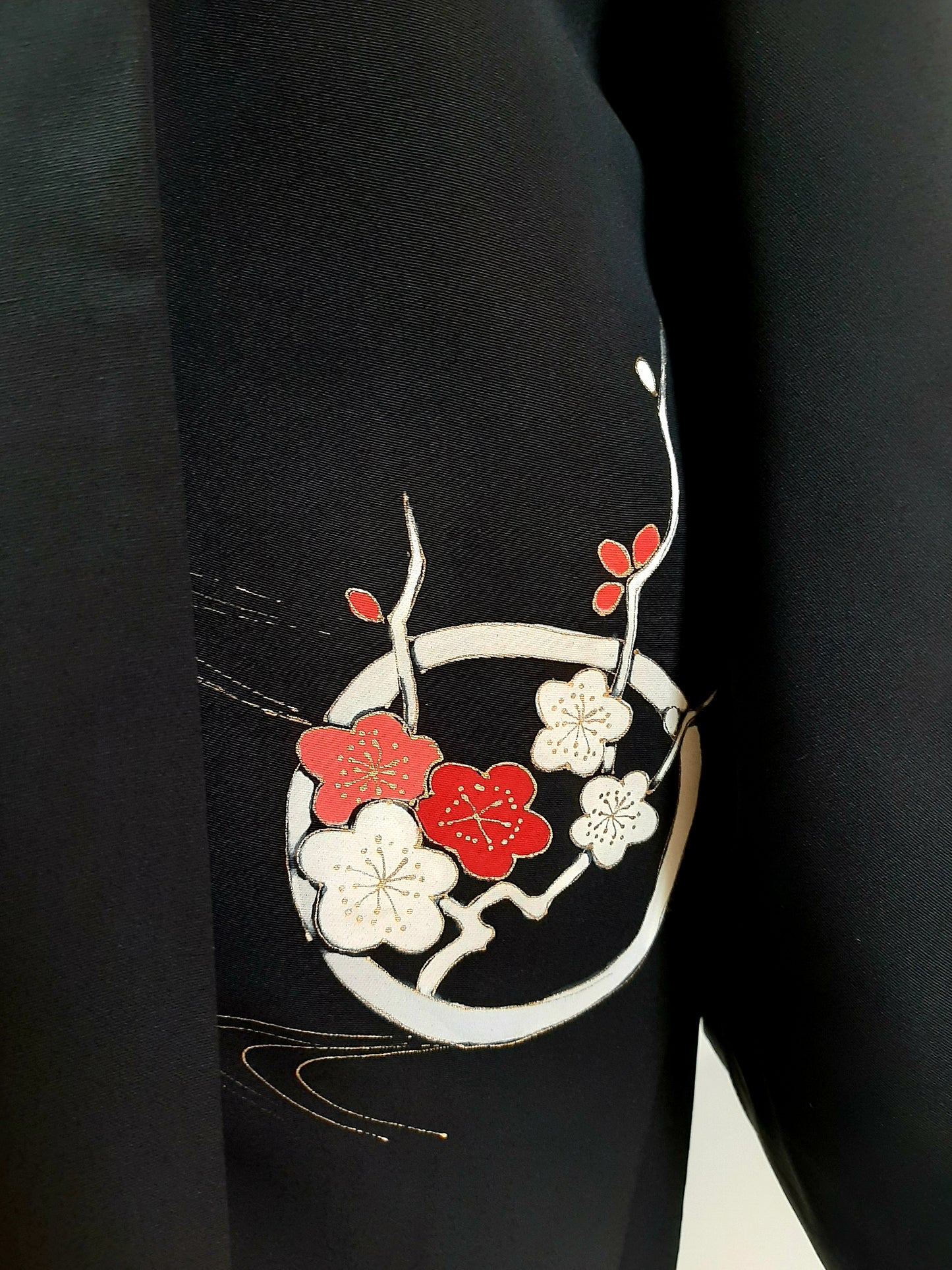 Japanese Vintage Silk Haori, Kimono jacket 021