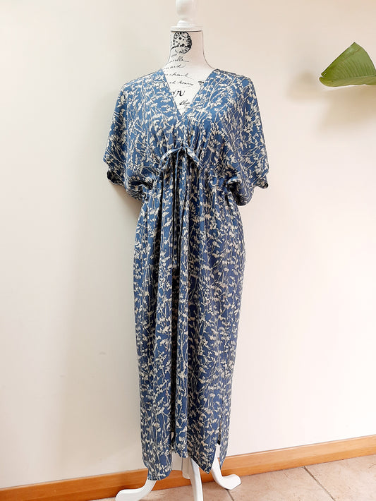 Vintage kimono silk dress