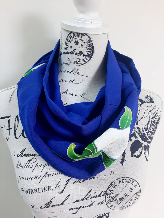 Vintage kimono silk snood