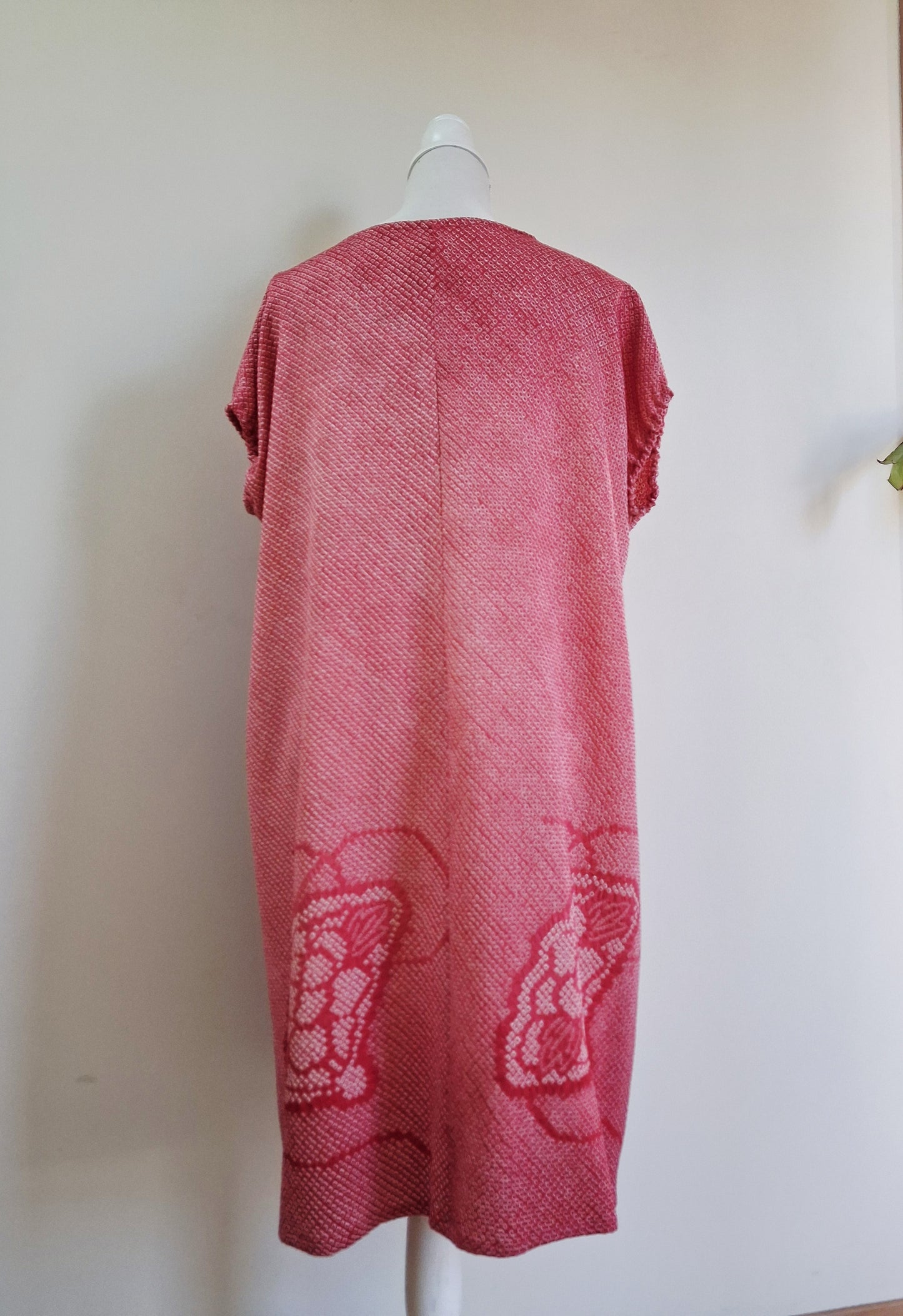 Vintage kimono Shibori silk dress