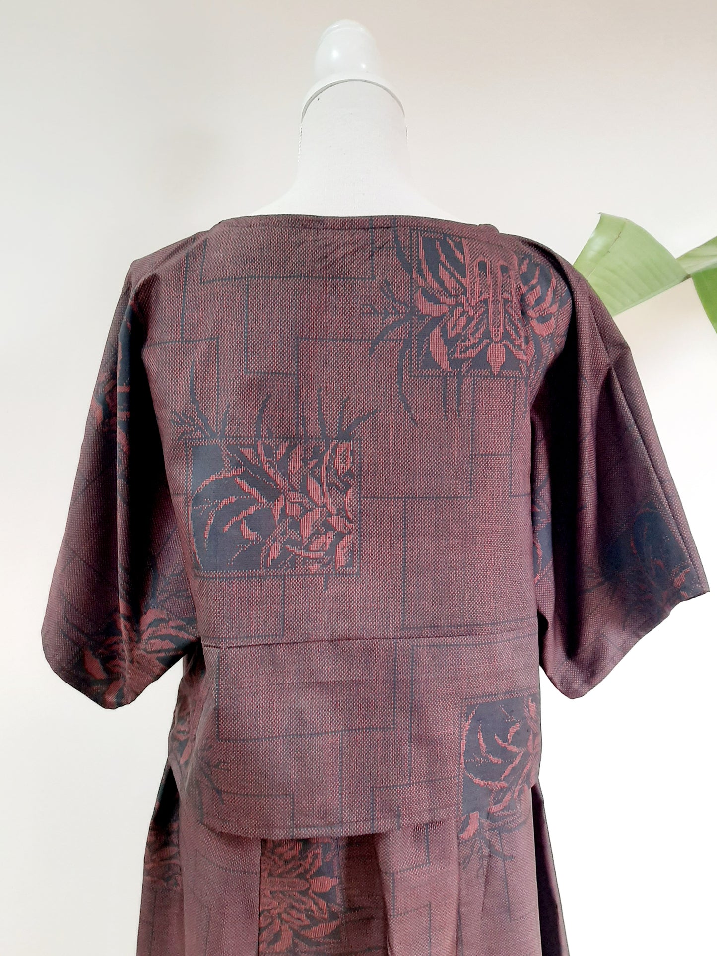 Vintage kimono silk top
