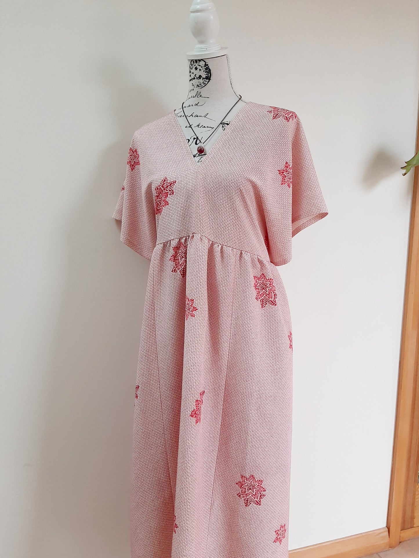 Vintage kimono silk dress