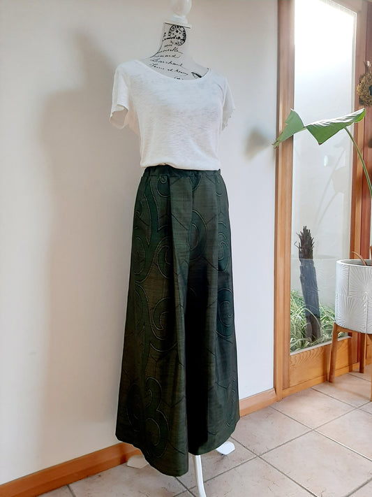Vintage Kimono Wide Pants