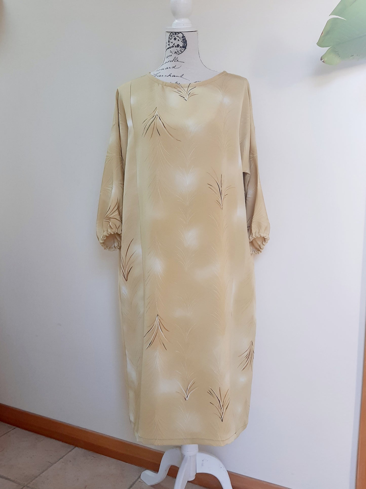 Vintage kimono silk dress